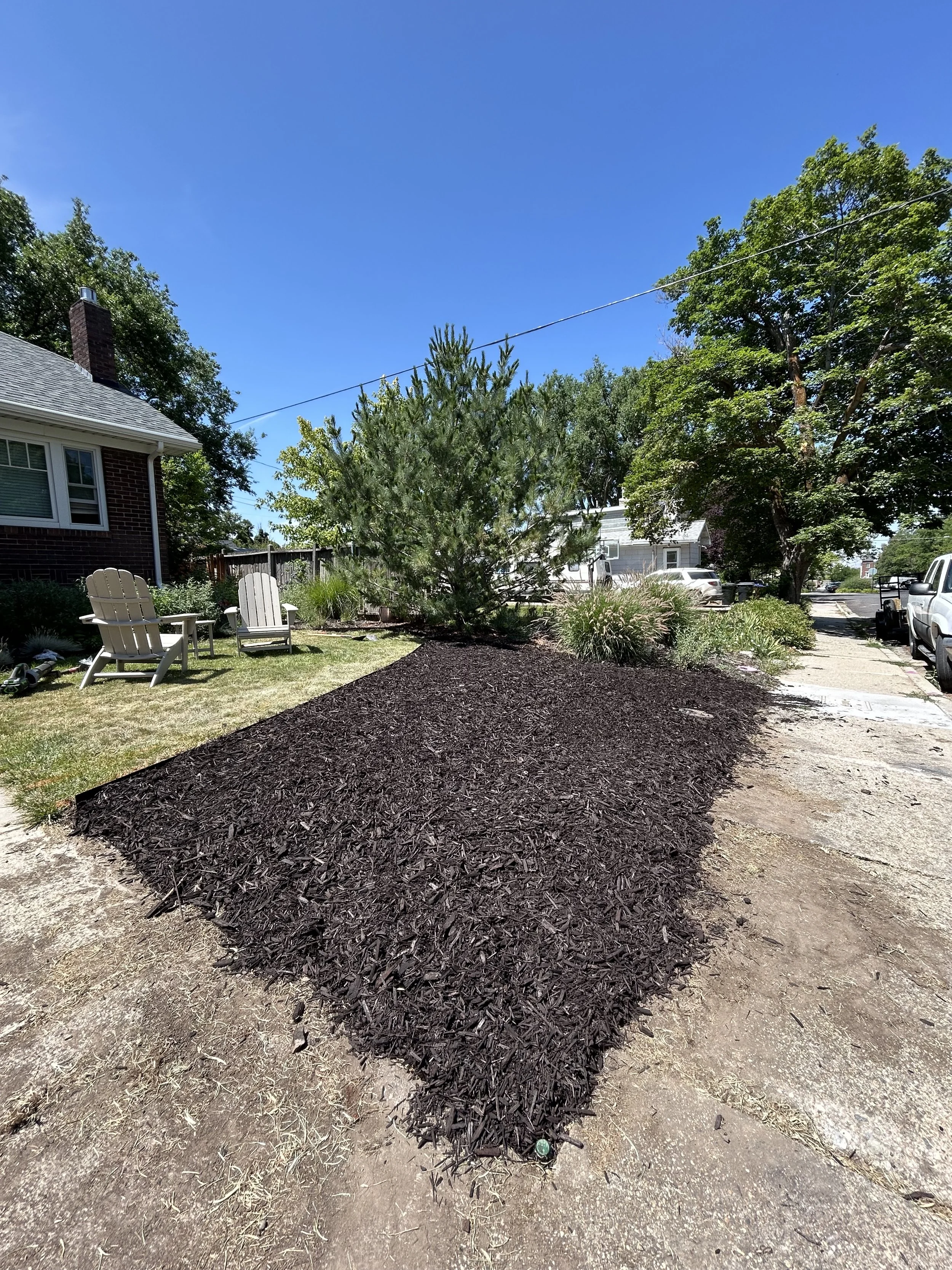 Custom xeriscaping in Davis County, Utah