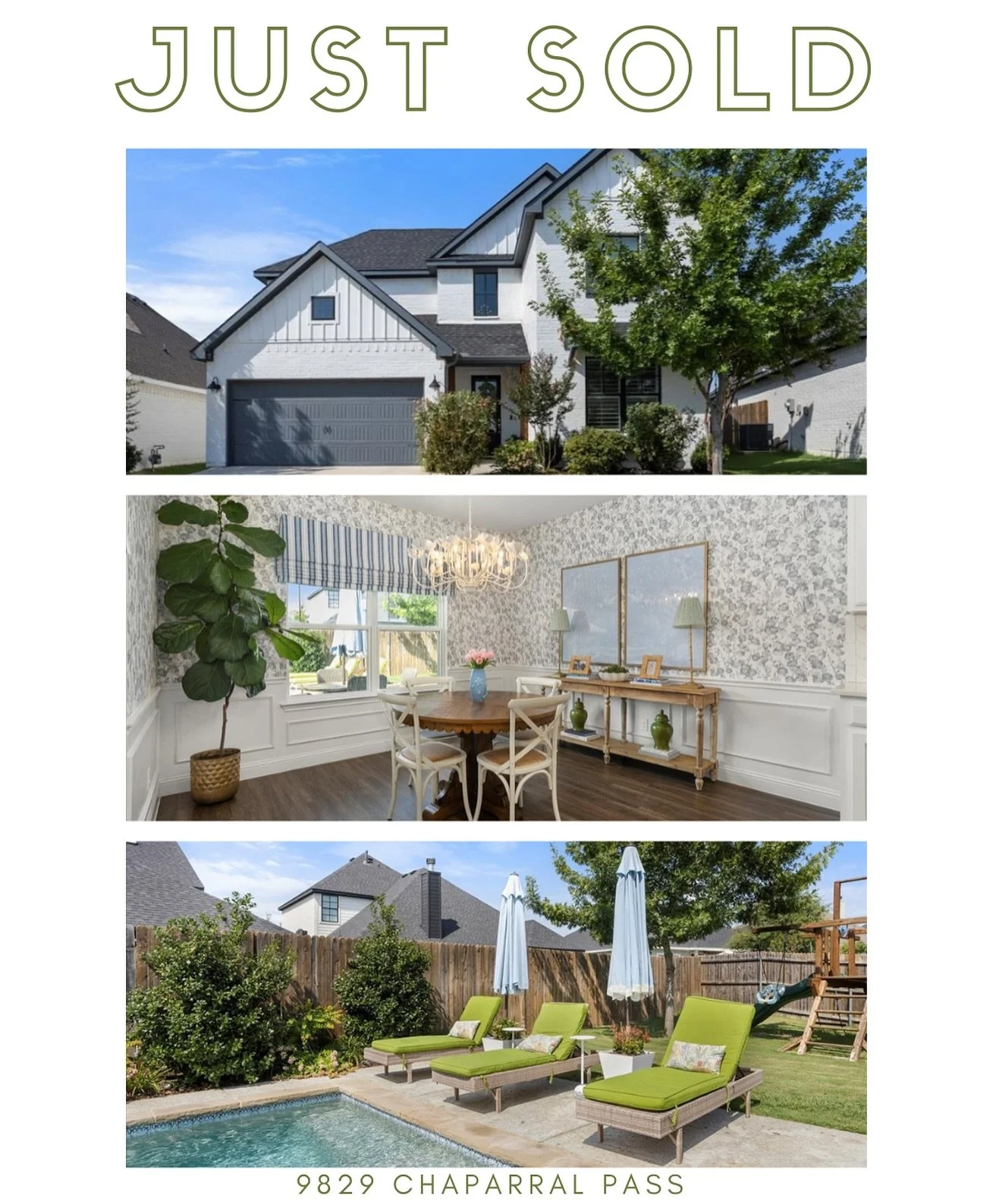 Sold in THREE days with multiple offers!!!! So excited for my clients! Thank you for entrusting me with the sale of your gorgeous home! Every little detail put into it was perfection 😍 Huge congrats as you embark on this exciting new chapter 🏠 #lux