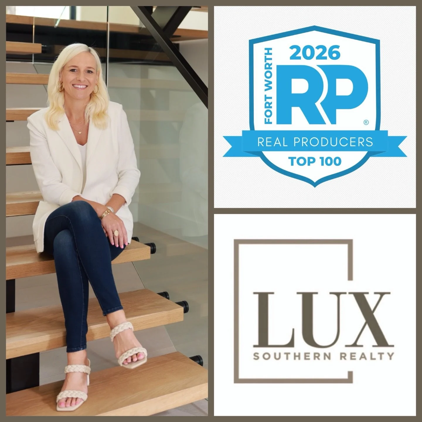 I&rsquo;m so honored to earn a spot on the Top 100 list out of 15,000 agents in Fort Worth! Beyond grateful for my clients for entrusting me to find the place they get to call HOME 🥰 Thank you all 💙 Here&rsquo;s to 2026 and making sure every client