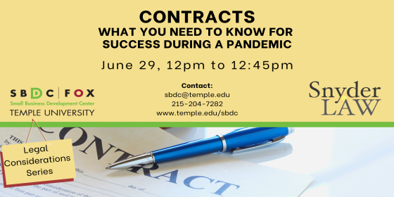 Legal Considerations: Contracts
