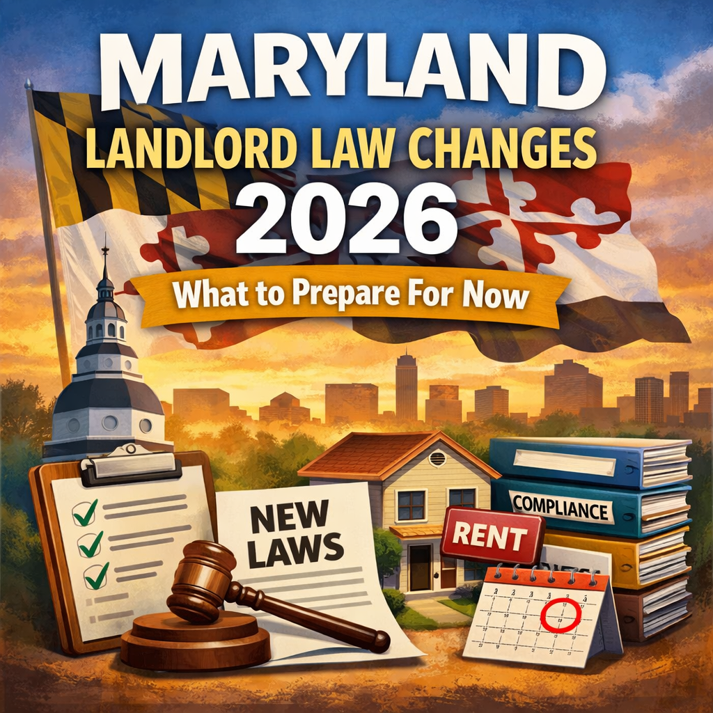 Maryland Landlord Law Changes 2026: What Property Owners and Managers Should Prepare For Now