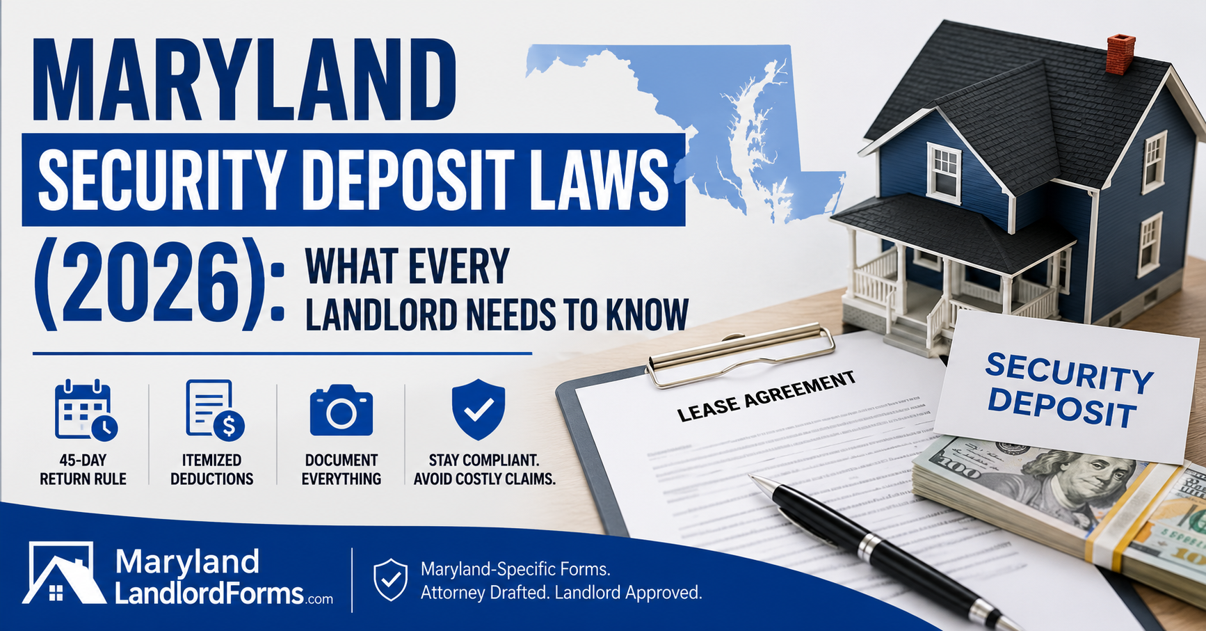 Maryland Security Deposit Laws (2026): What Every Landlord Needs to Know