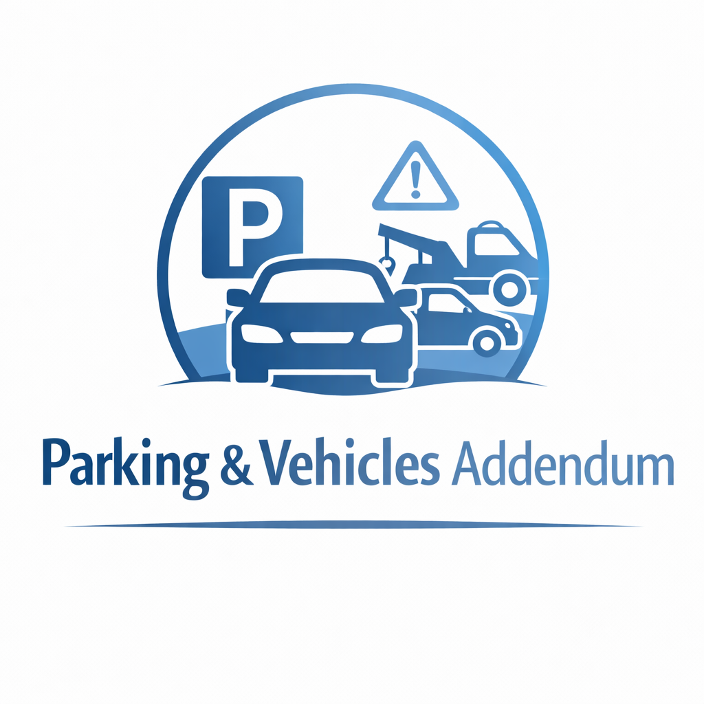 Parking, Vehicles & Towing Addendum