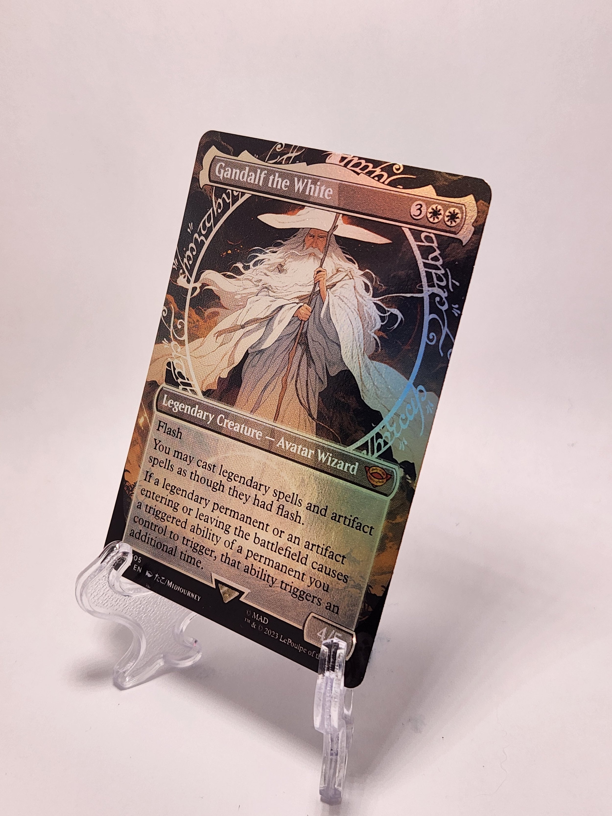 Foil Ring Frame Gandalf the White