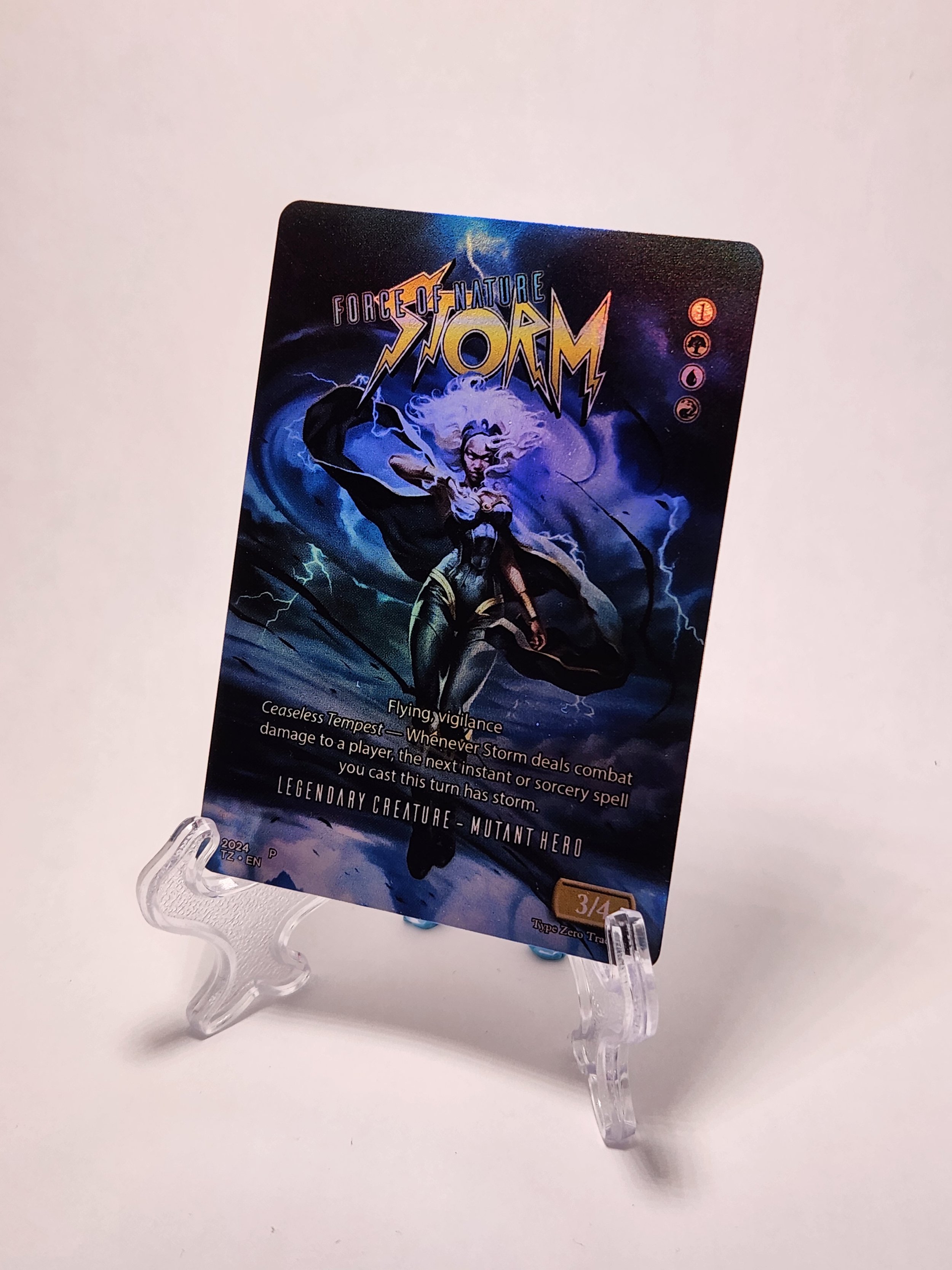 Foil Comic Title Storm Force of Nature