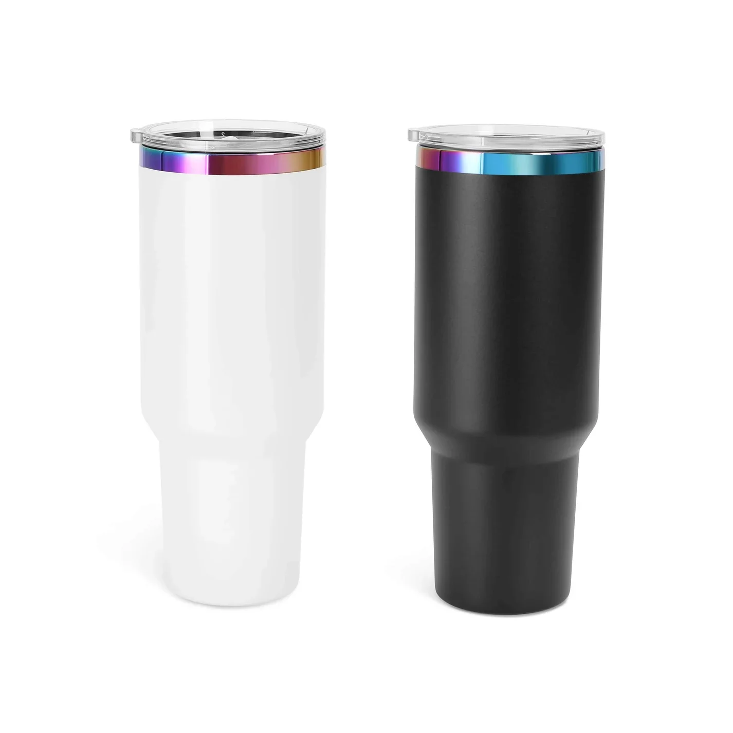 40oz Powder-Coated Tumbler with Handle