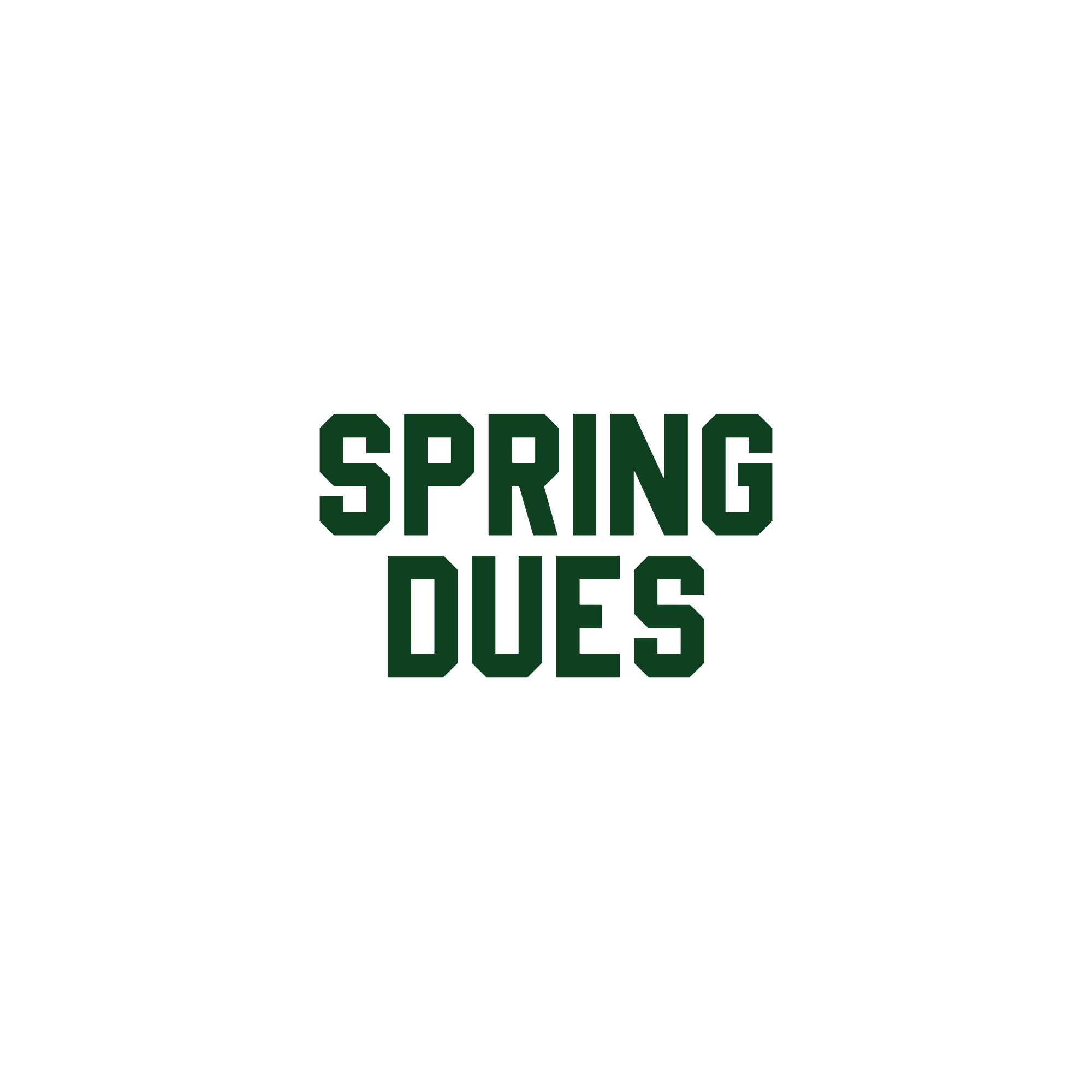 Spring Dues