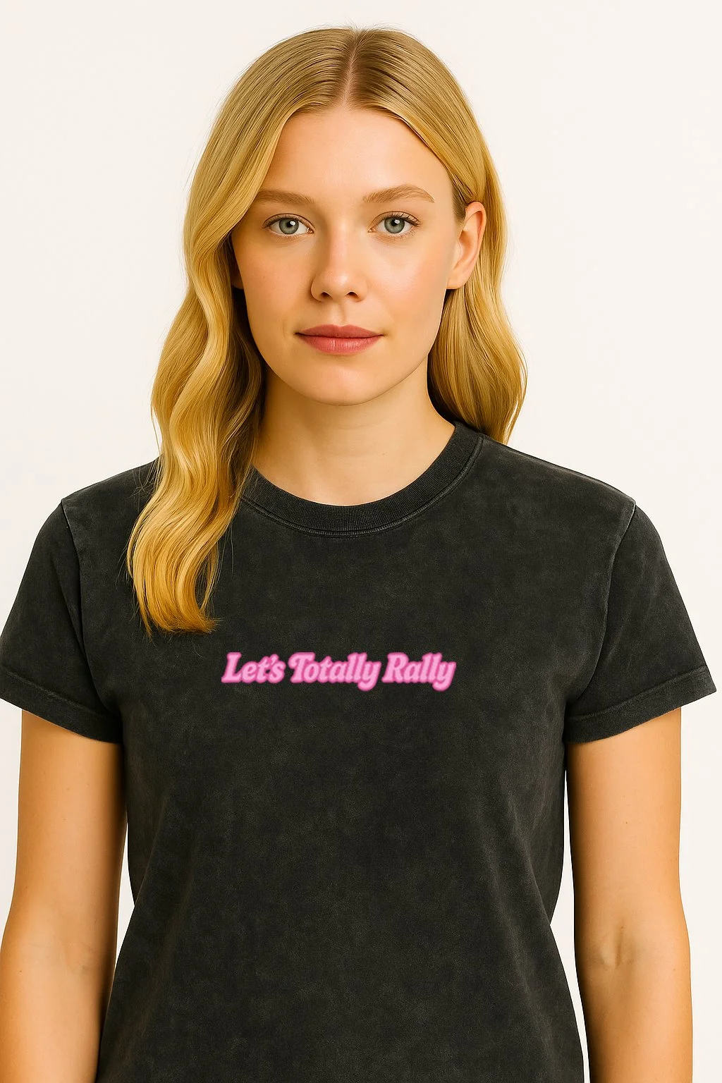 VOLLEY GIRL WOMEN classic tee  BLACK front.jpg