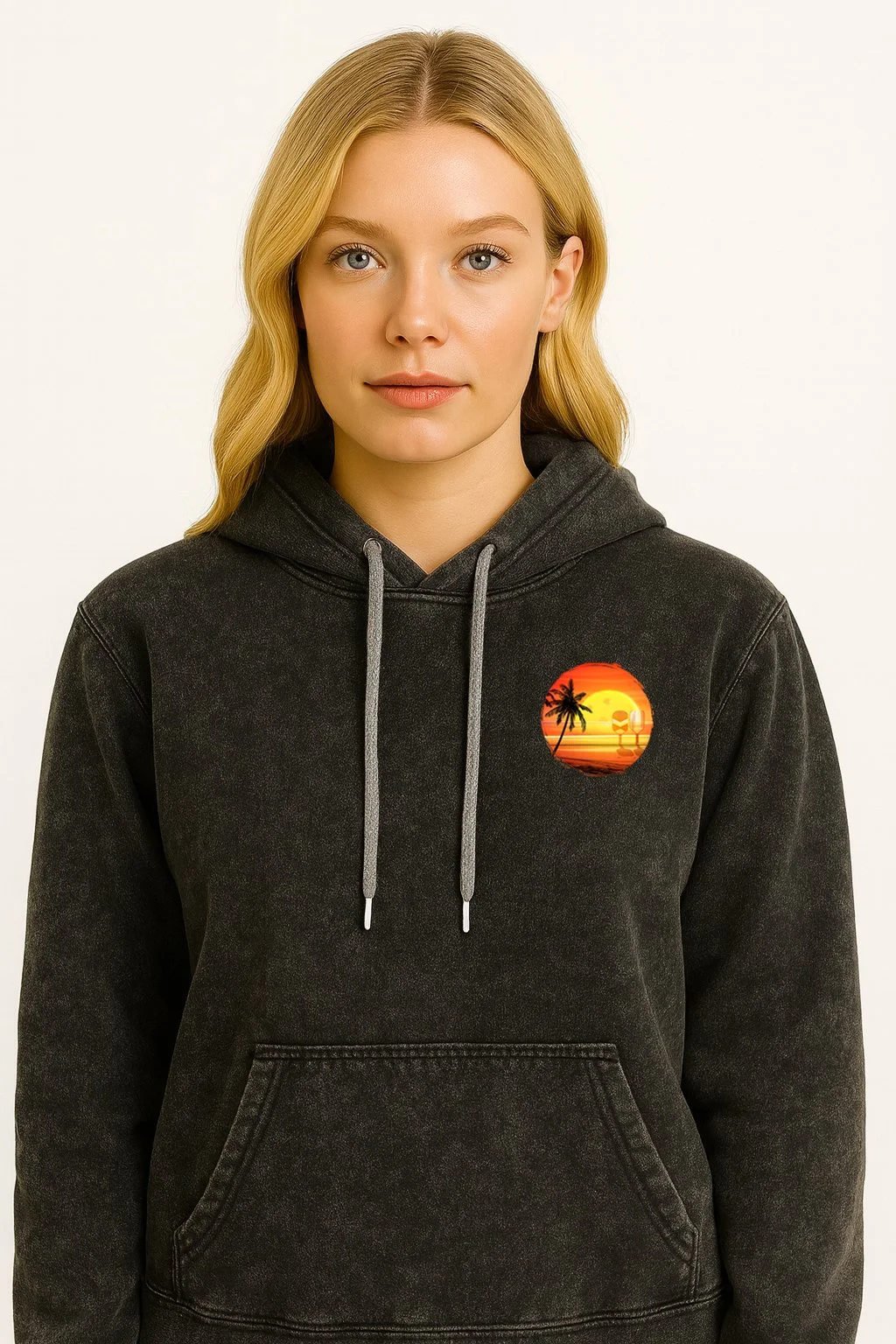 Paddles Up hoodie women front.JPG