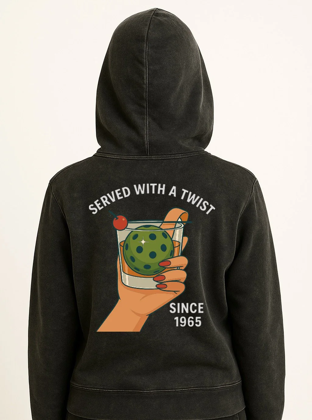OLD FASHIONED WOMEN HOODIE BACK.JPG