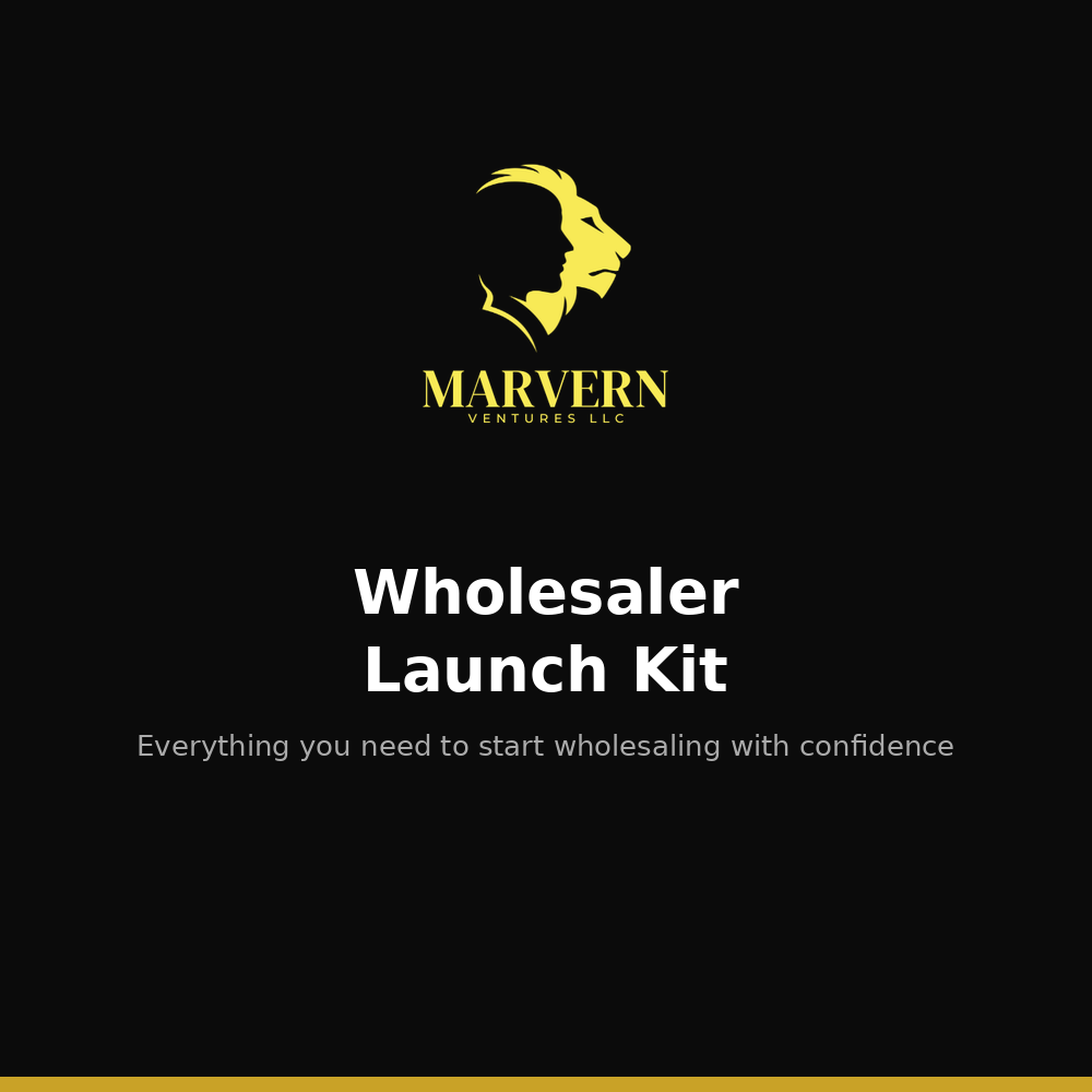 Wholesaler Launch Kit