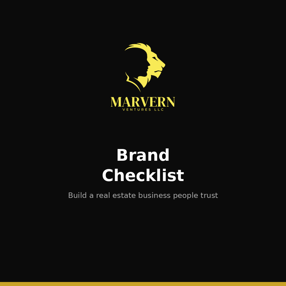 Brand Checklist