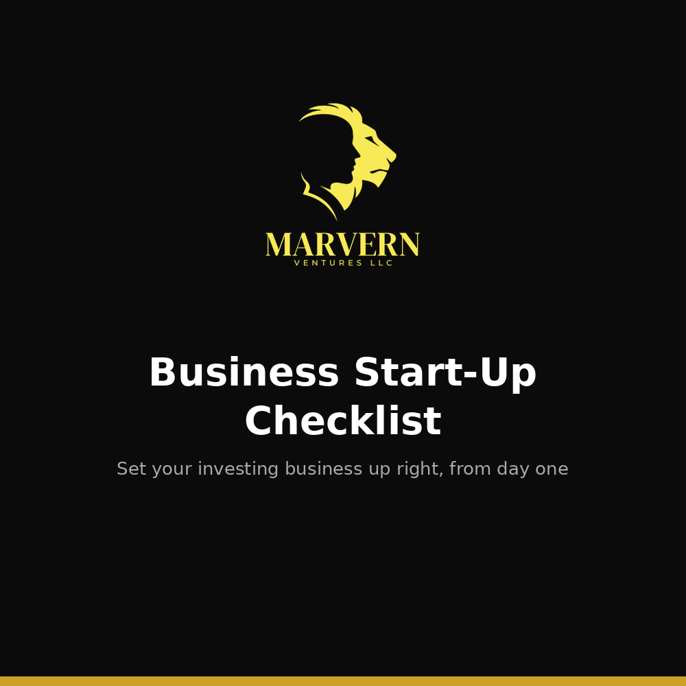 Business Start Up Checklist