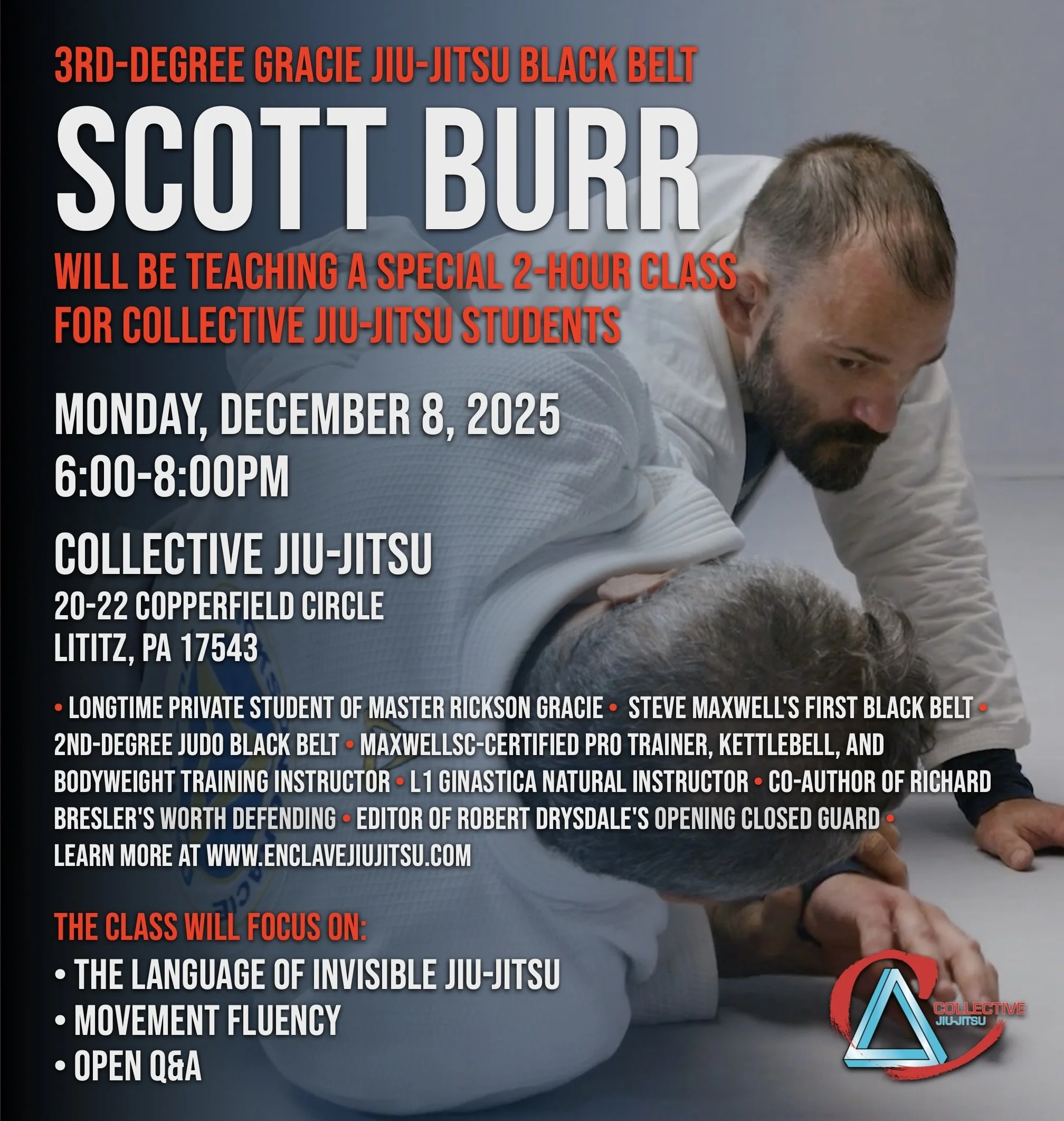 Jiu-Jitsu Seminar with Scott Burr – Lititz