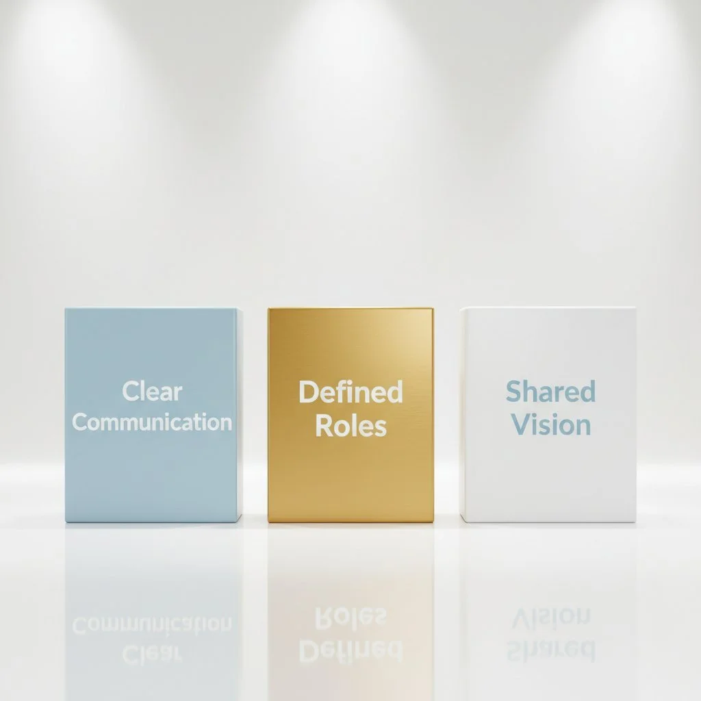 Clarity isn&rsquo;t found &mdash; it&rsquo;s built.

In every thriving team, three principles create the
foundation for peace and performance:

1️⃣ Clear Communication &mdash; fosters understanding and
unity.
2️⃣ Defined Roles &mdash; establish trust