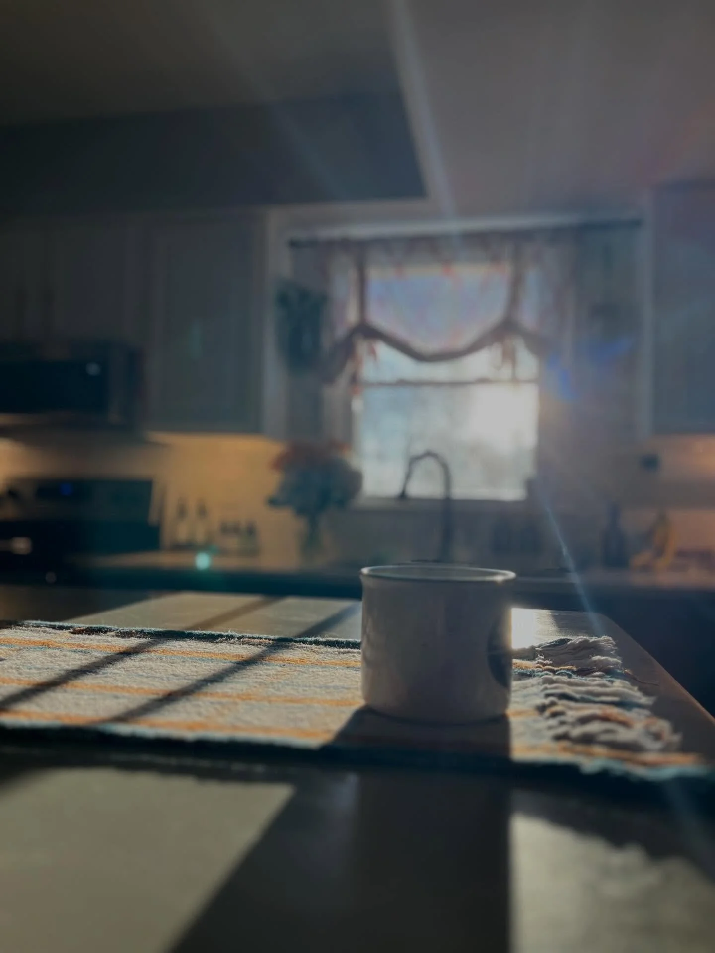 Letting the sunlight do the talking today &mdash; thankful for warmth, home, and quiet grace.