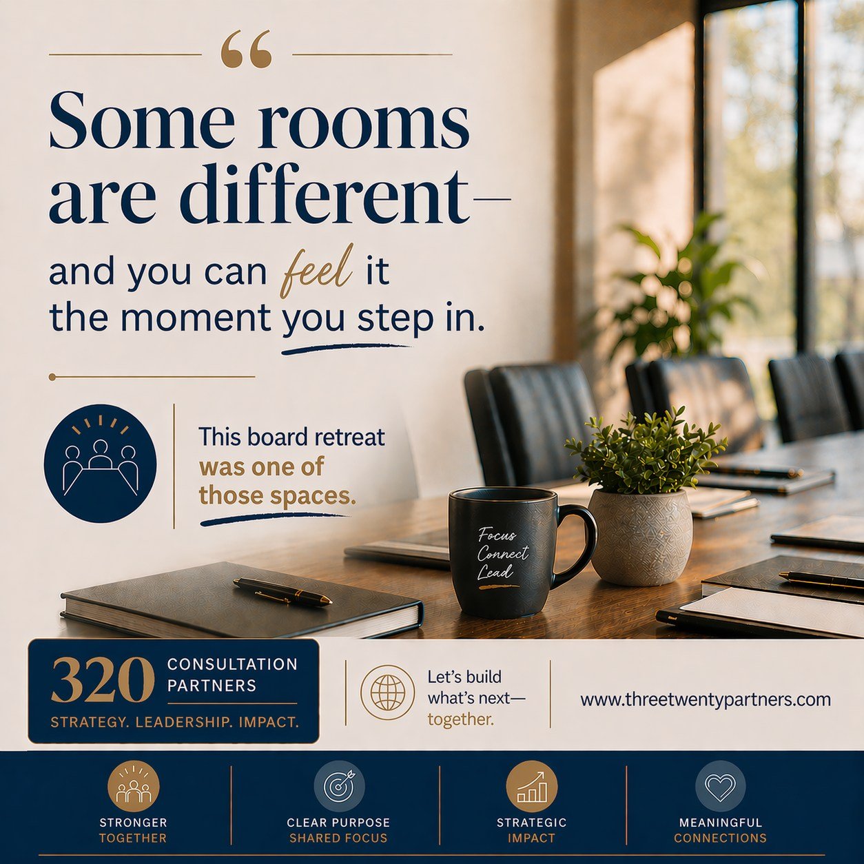 Some rooms are different&mdash;and you can feel it the moment you step in.

This board retreat was one of those spaces.

I had the opportunity to sit alongside a group of leaders who are not only committed to the mission, but intentional about how th