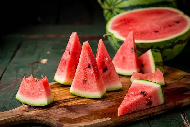 Fresh watermelon slices rich in L-citrulline to support nitric oxide production
