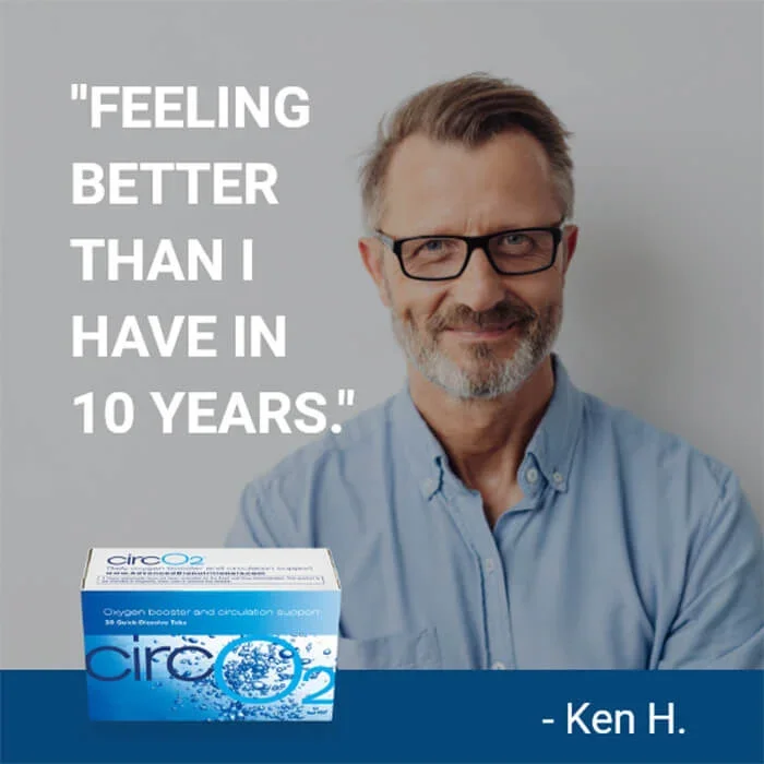 CircO2 nitric oxide booster supplement designed to support circulation