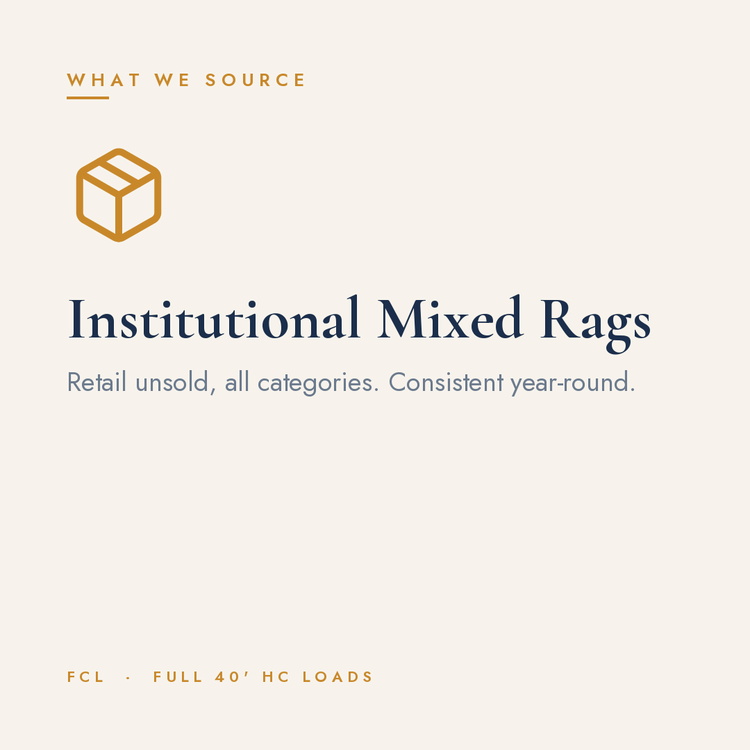 Institutional Mixed Rags