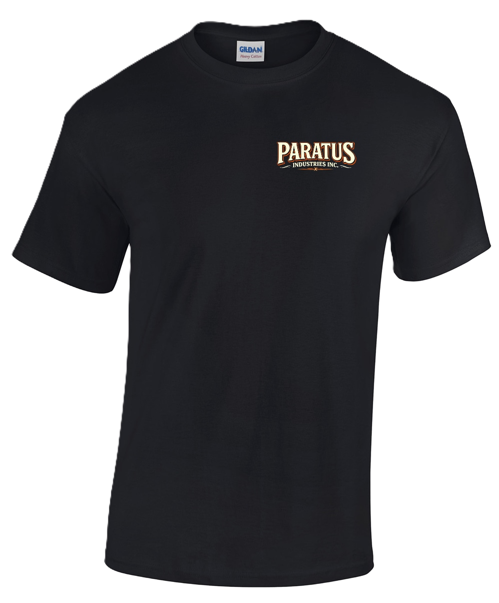 Paratus Bigfoot Black T-Shirt Back.png