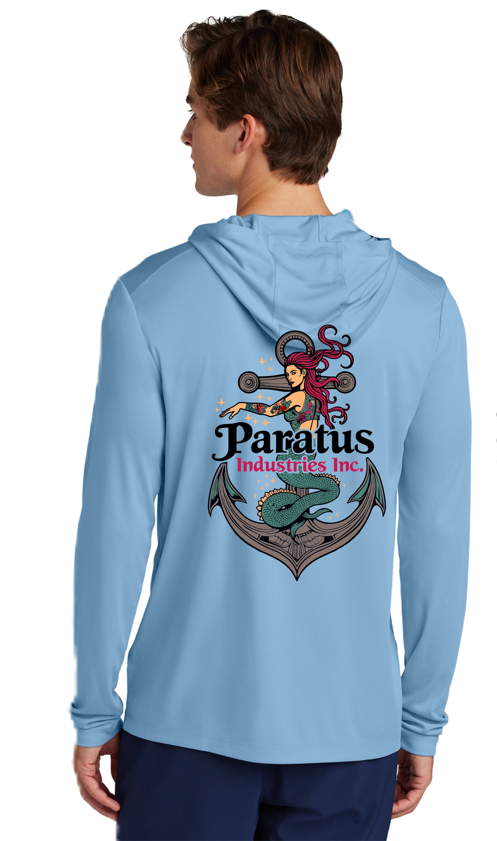 Hoodie UPF 50 Long Sleeve Light Blue back.png