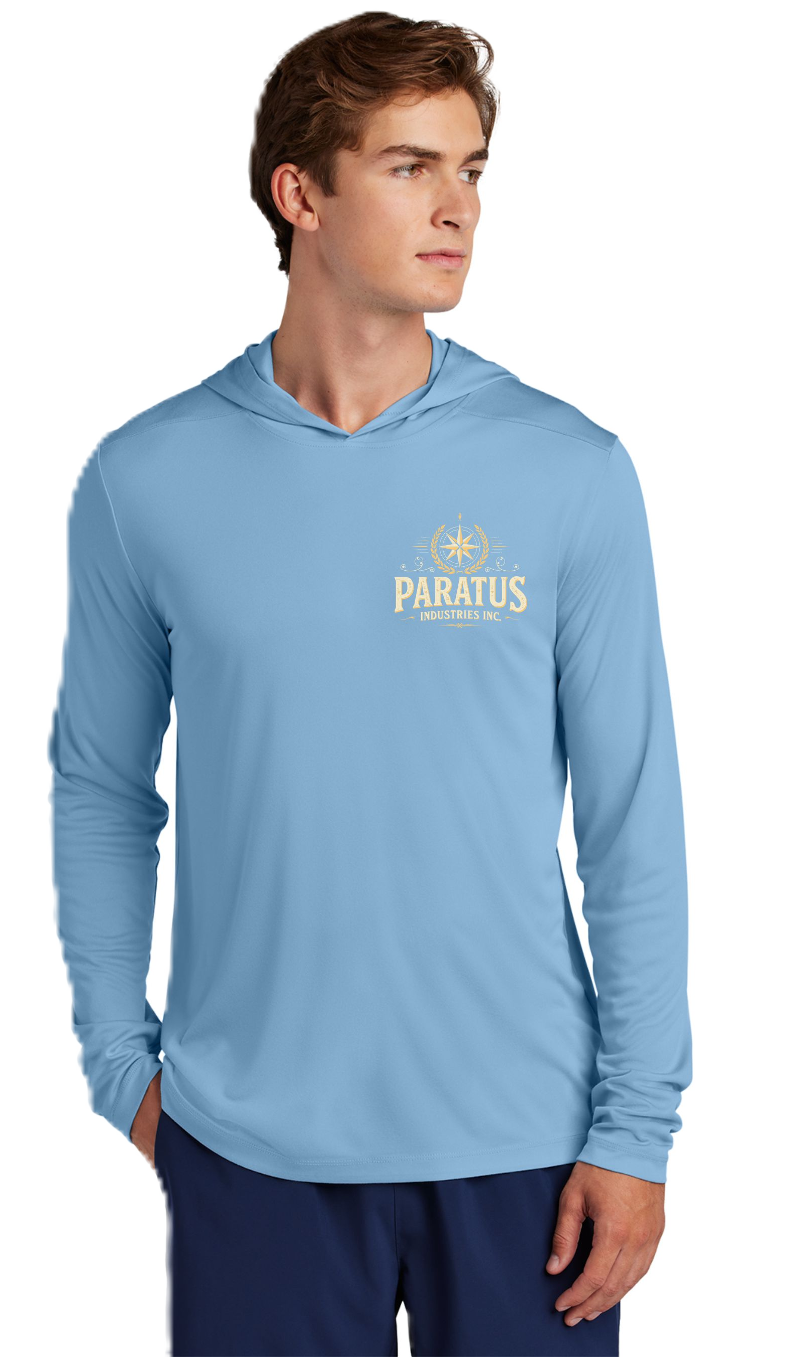 Hoodie UPF 50 Long Sleeve Light Blue front.png