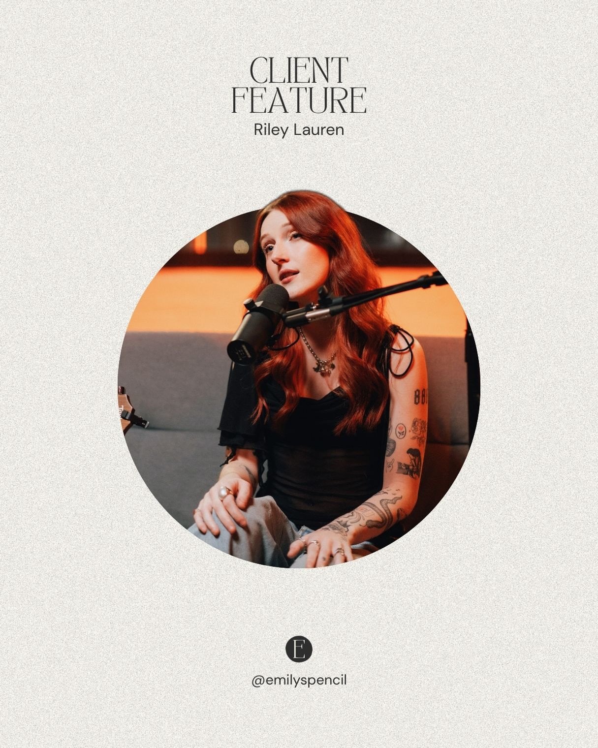 CLIENT FEATURE | some of my branding + design work for @rileyylauren 🍒

⤷ follow @emilyspencil for more ◡̈