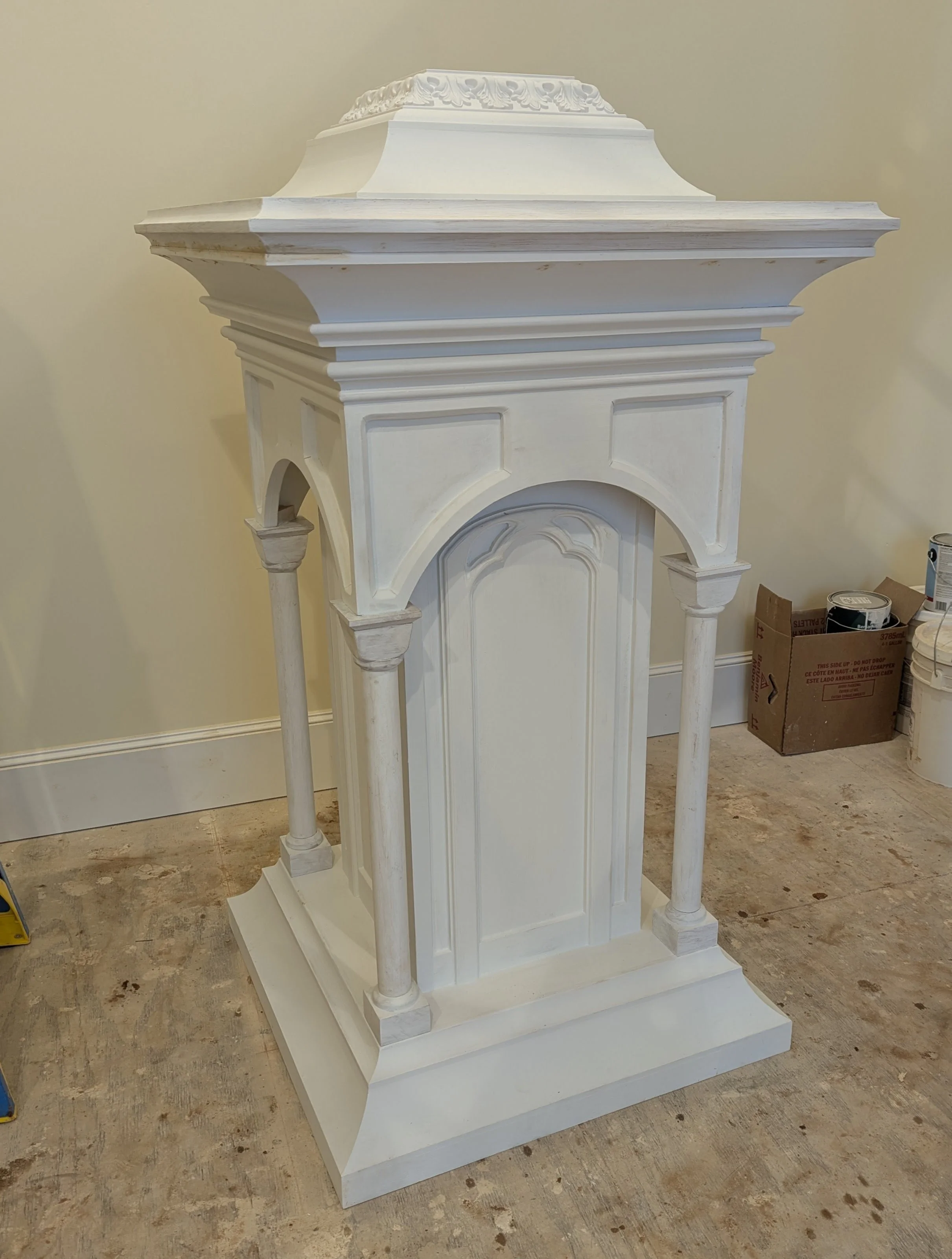 Pedestal for Our Lady of the Lake