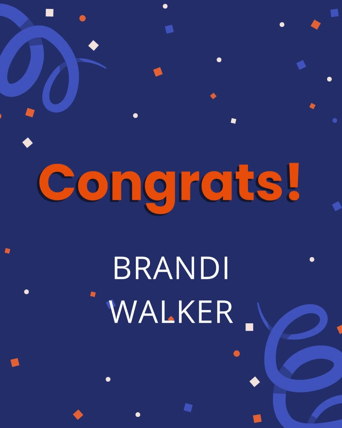 GIVEAWAY WINNER!!! Congratulations to Brandi Walker for winning our giveaway!!