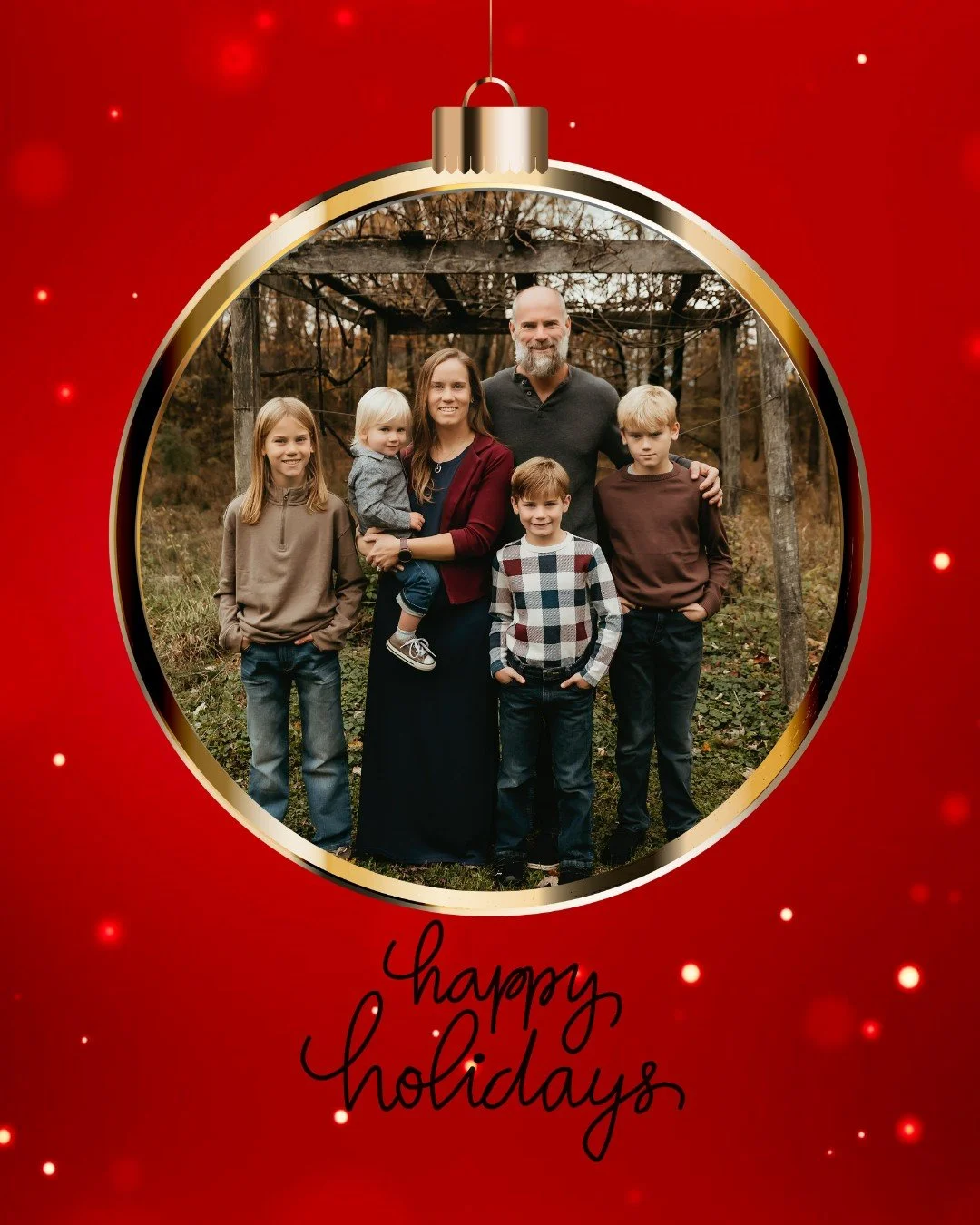Wishing you all Happy Holidays from my family to you and yours! 

Took some time away from social media over the last week or so to spend time with the boys. We appreciate all your support over the last 6 months and are looking forward to a great 202