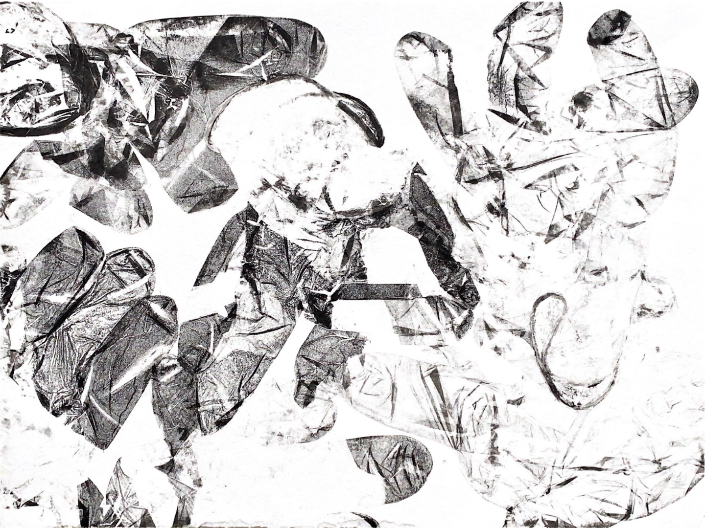 "Washed Jeans"
Monoprint
