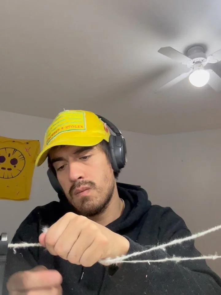 When you knit you feel safe. something flows through you. Emotion. Heat. Energy. You know that something is being imprinted. 

When you&rsquo;re waiting for the keurig to brew your coffee, You often think about people that used to love you. Those tho