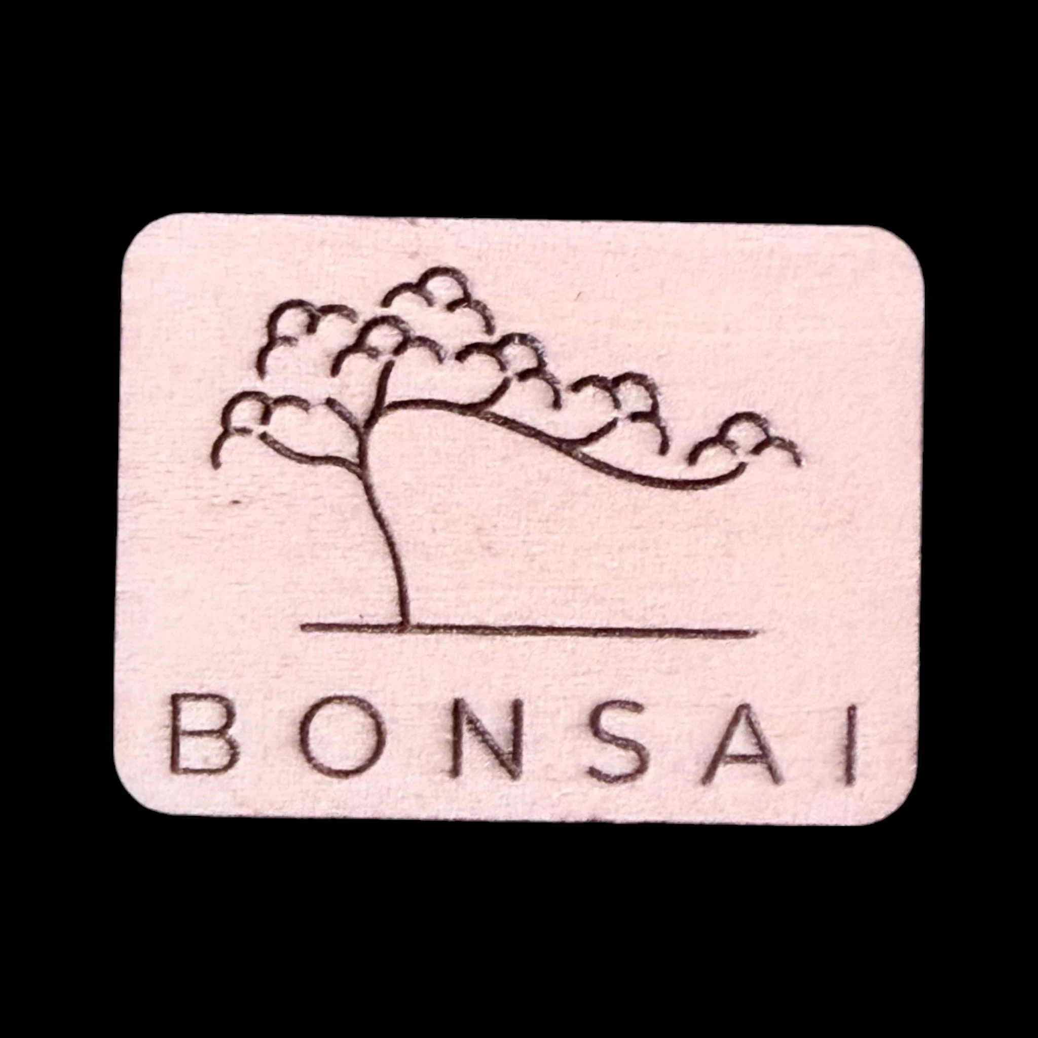 Bonsai – Handcrafted Engraved Wooden Mahjong Tiles - Various Sizes