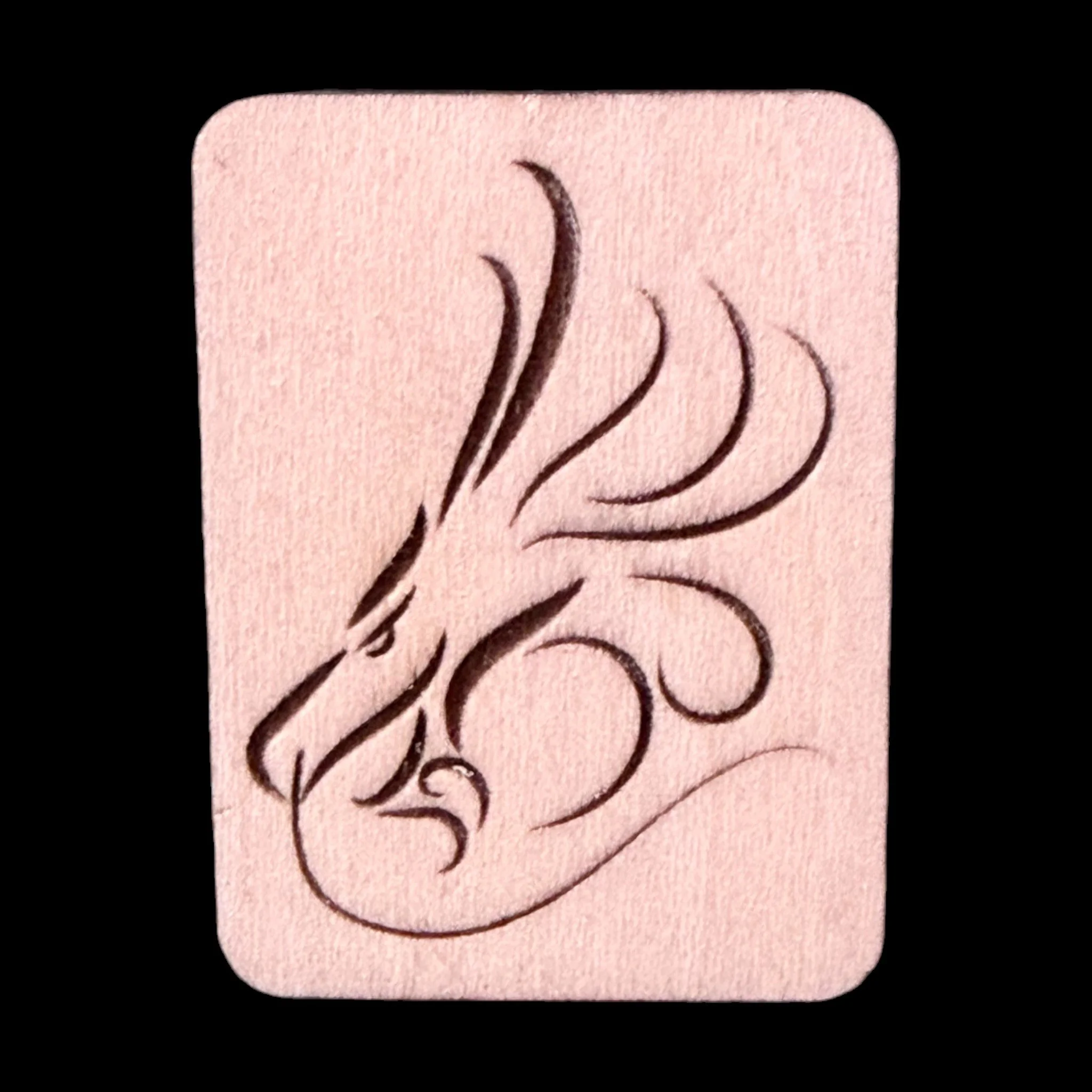 Dragon – Handcrafted Engraved Wooden Mahjong Tiles - Various Sizes