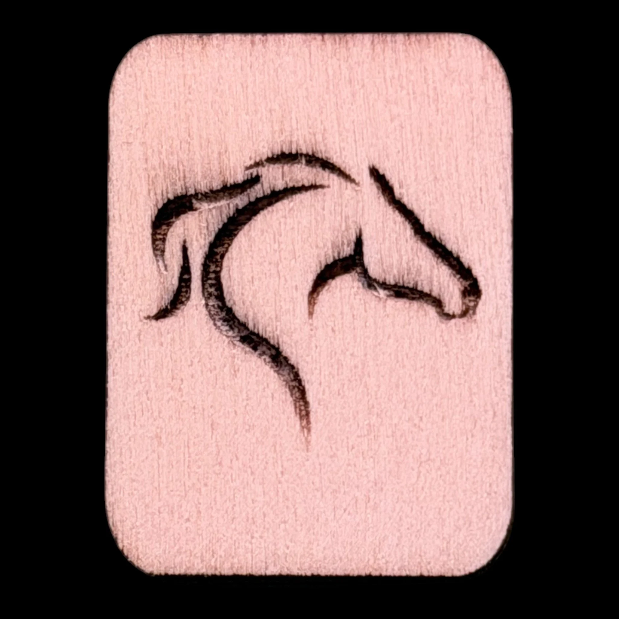 Year of the Horse – Handcrafted Engraved Wooden Mahjong Tiles - Various Sizes