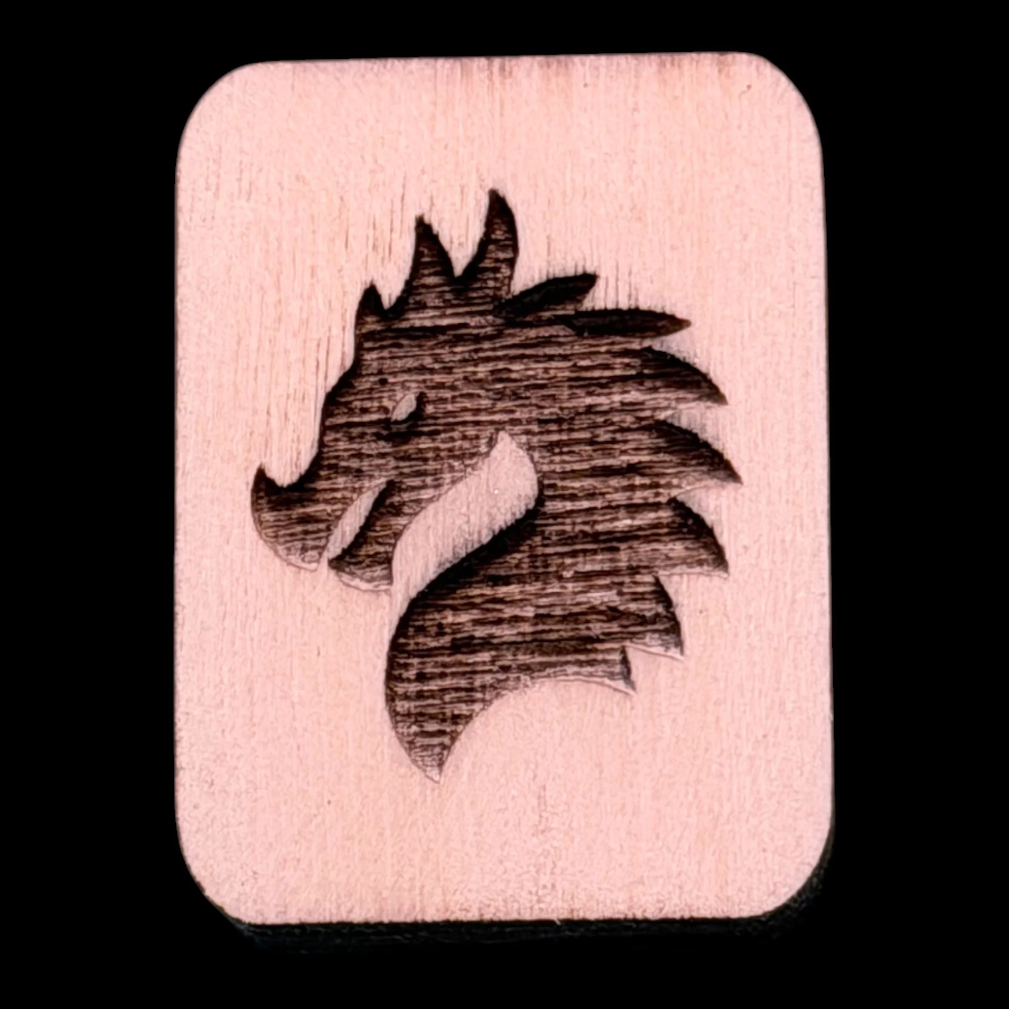 Dragon – Handcrafted Engraved Wooden Mahjong Tiles - Various Sizes
