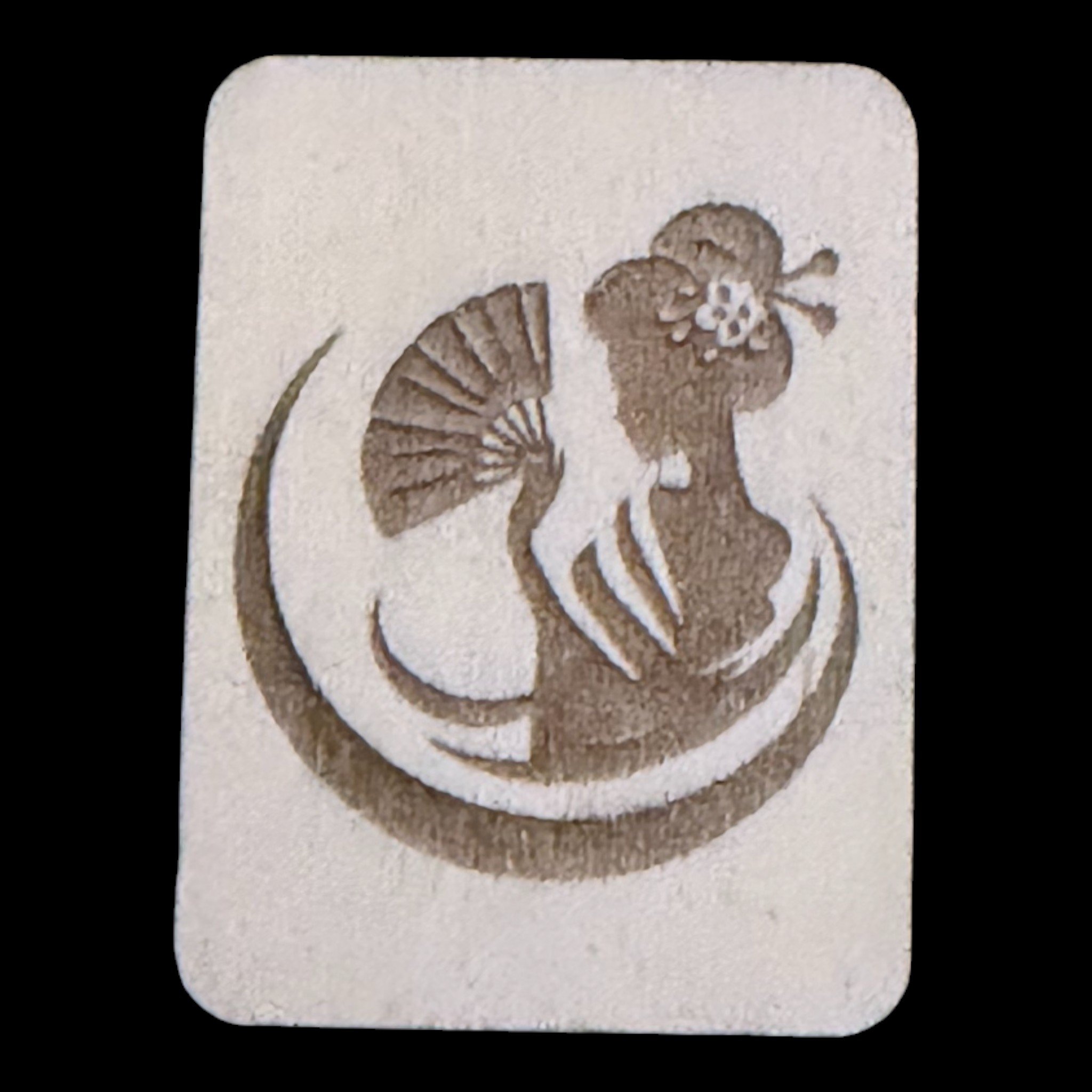 Geisha – Handcrafted Engraved Wooden Mahjong Tiles - Various Sizes