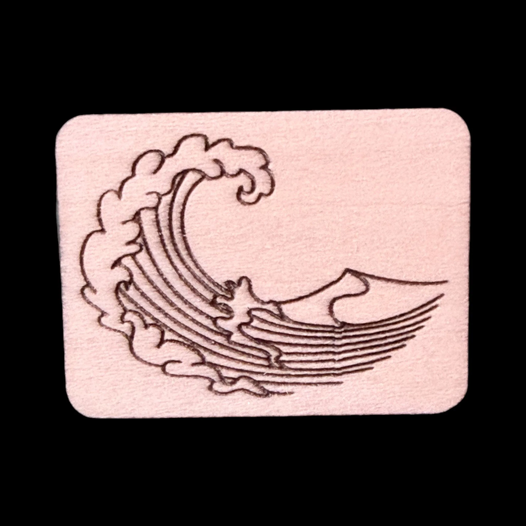 Chinese Wave – Handcrafted Engraved Wooden Mahjong Tiles - Various Sizes