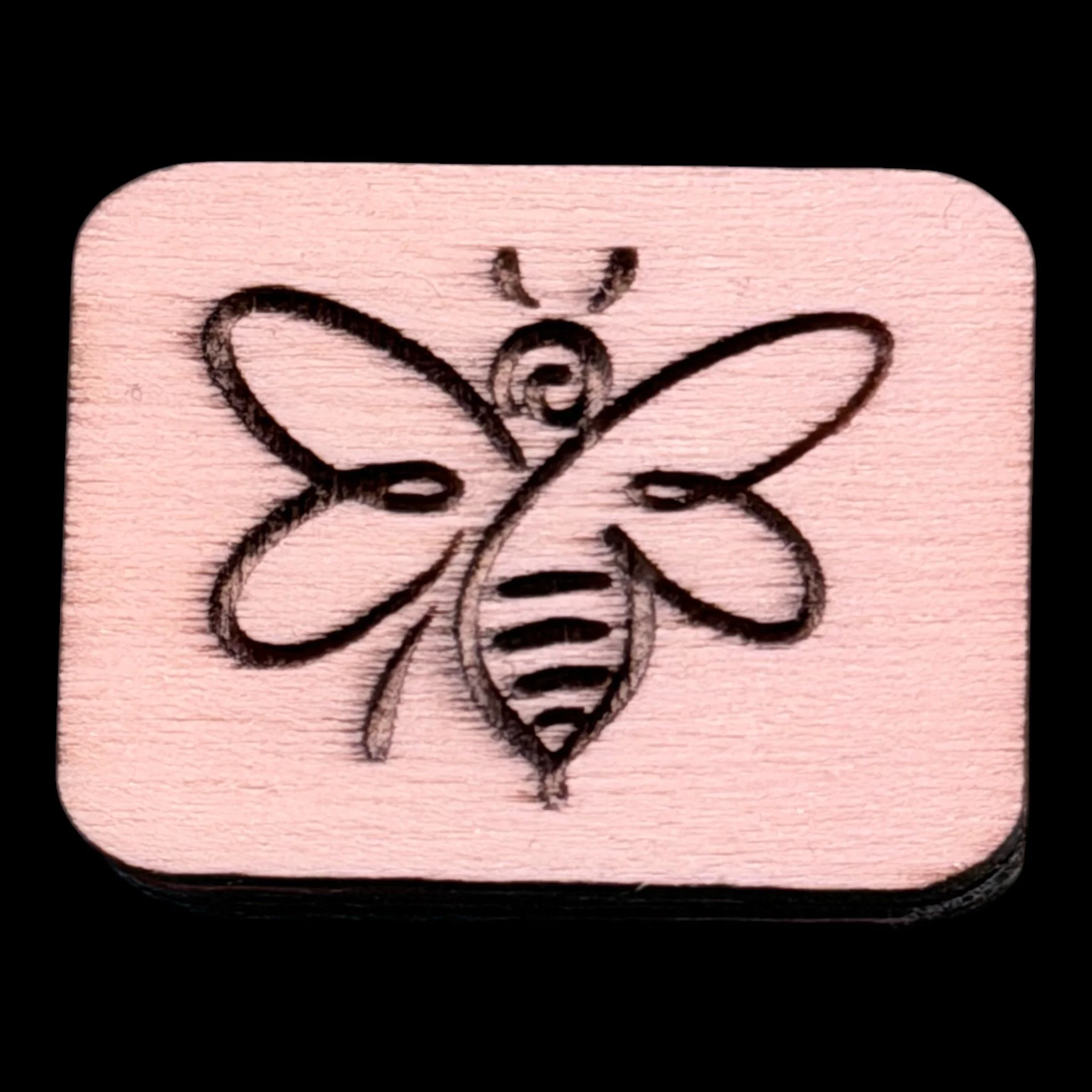 Bee – Handcrafted Engraved Wooden Mahjong Tiles - Various Sizes