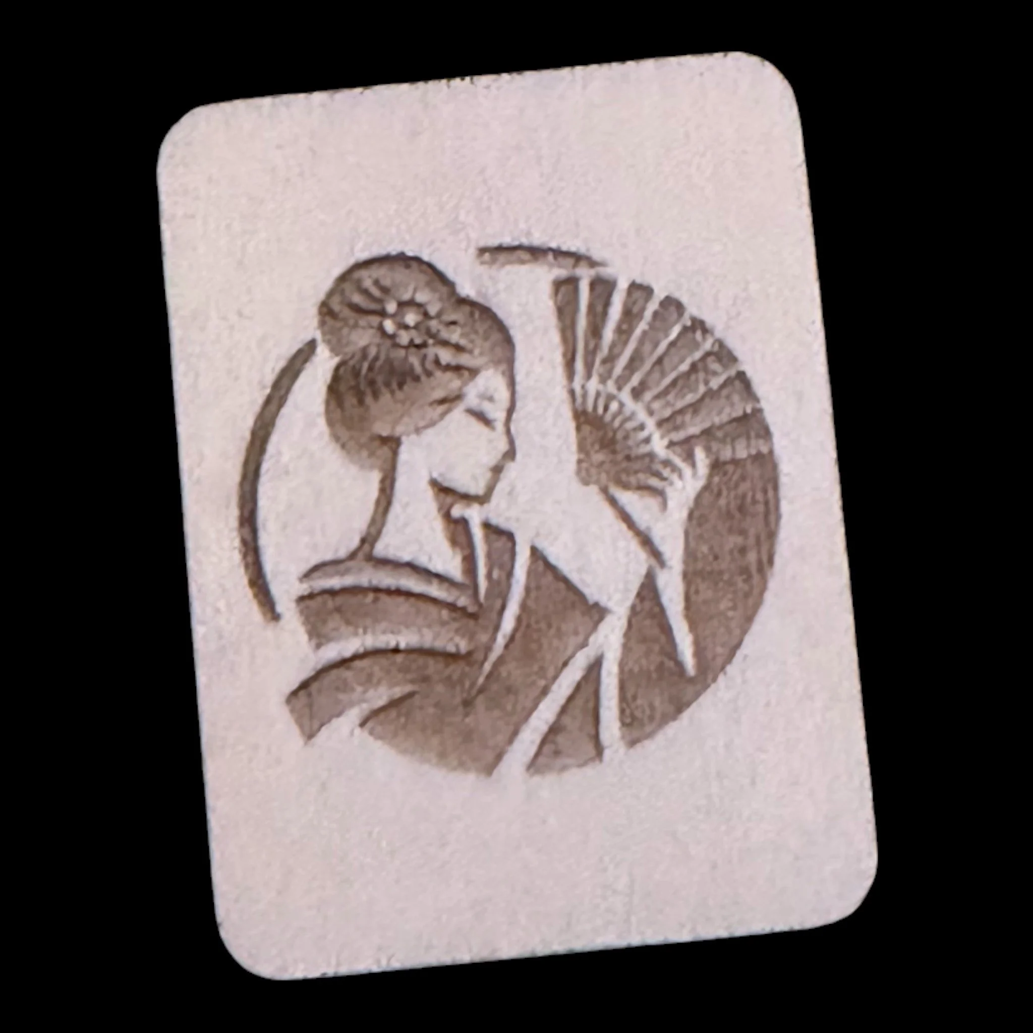 Geisha – Handcrafted Engraved Wooden Mahjong Tiles - Various Sizes