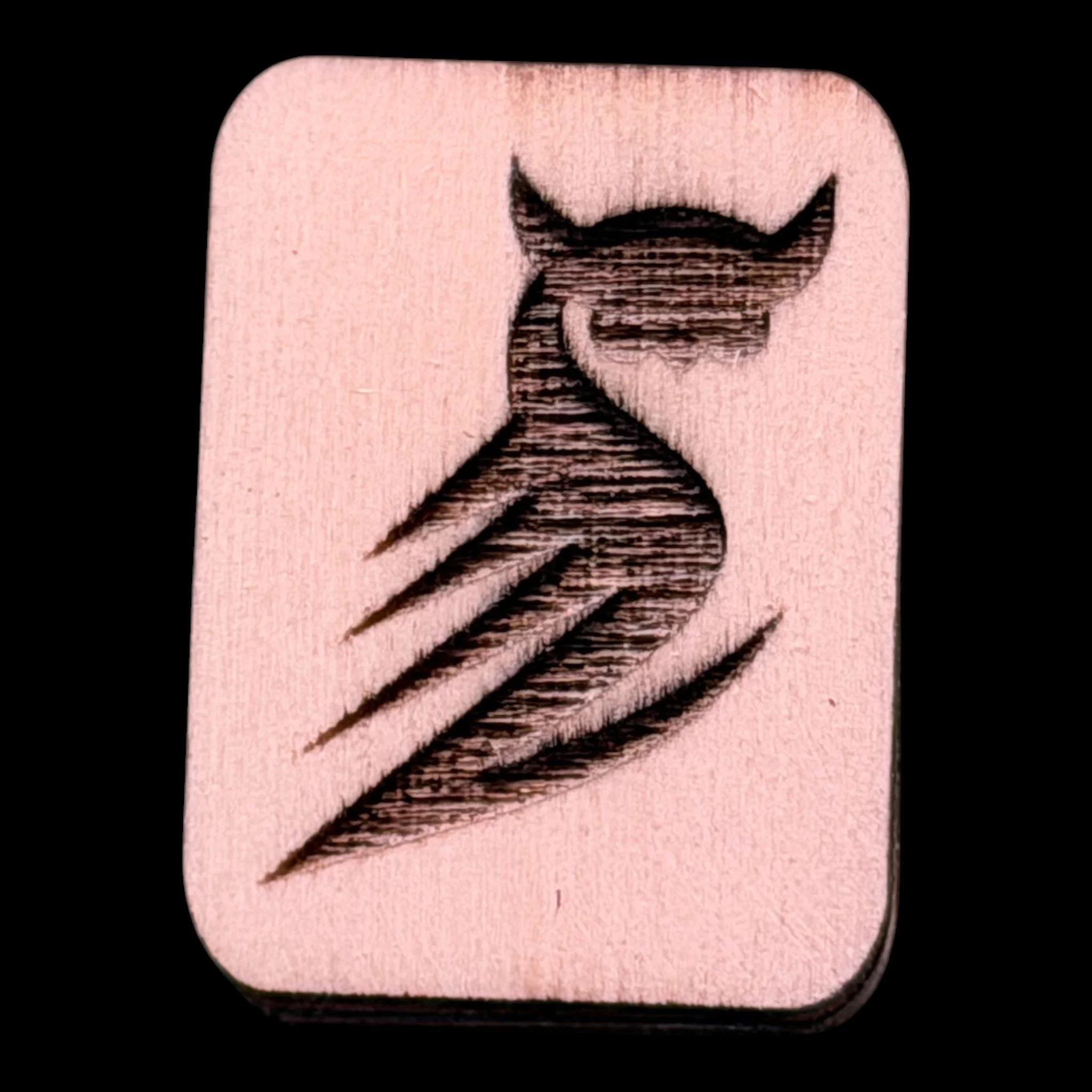 Owls – Handcrafted Engraved Wooden Mahjong Tiles - Various Sizes