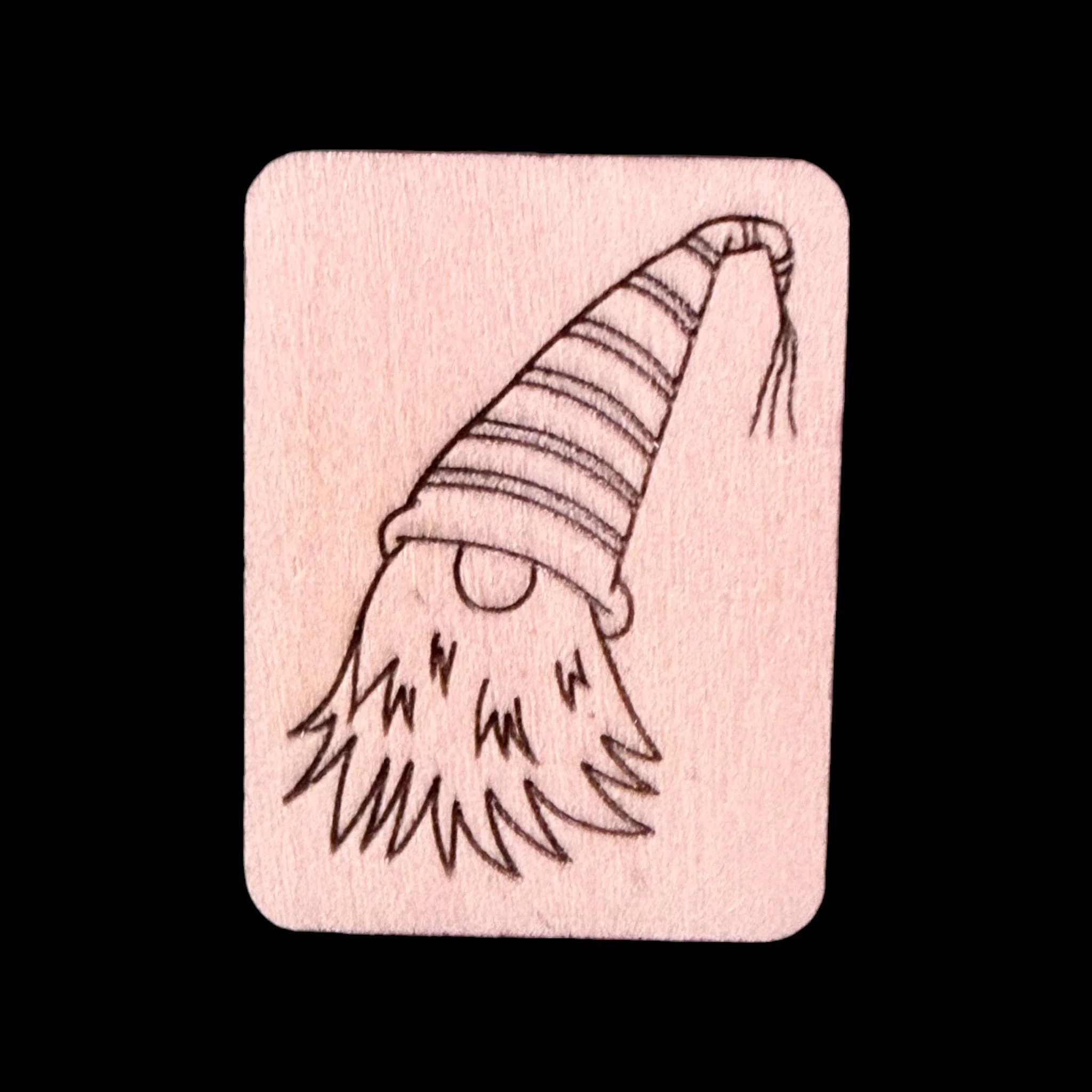 Gnome – Handcrafted Engraved Wooden Mahjong Tiles - Various Sizes