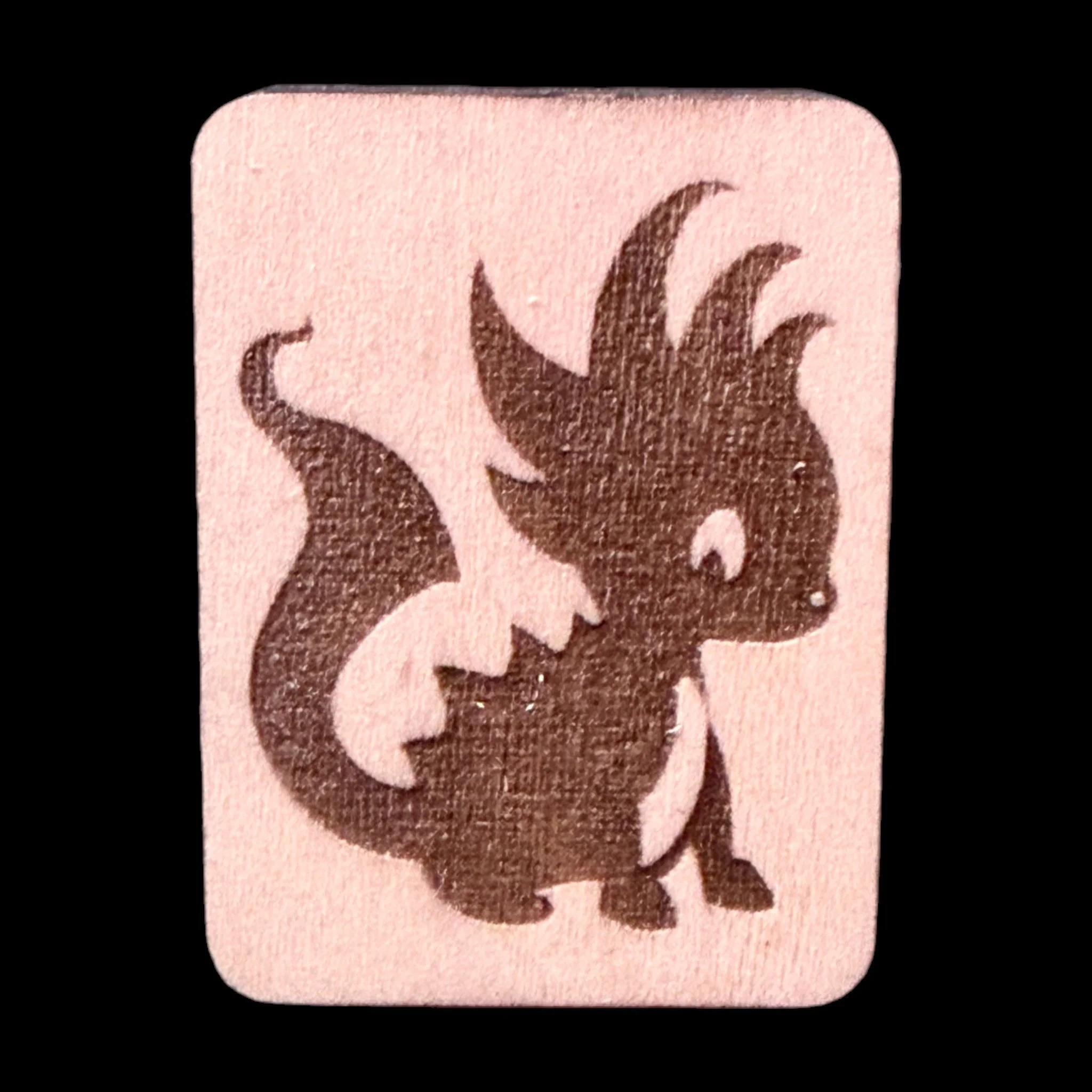 Baby Dragon – Handcrafted Engraved Wooden Mahjong Tiles - Various Sizes