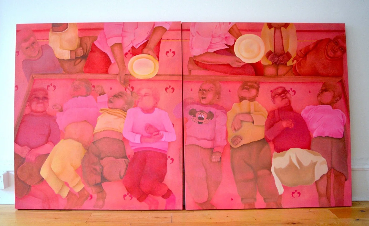 Supper Time, 172 &times; 96 cm, oil on canvas (2025).

In progress since July 2024, and carried through two household moves and countless deliberate hours, this painting has now reached completion.

It began from a source image I&rsquo;ve held in my 