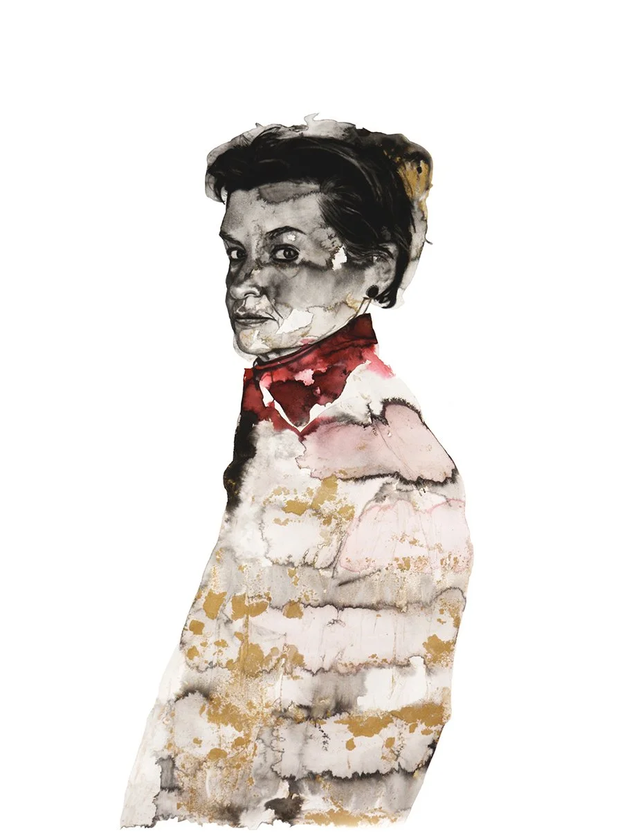 Christina Figueres, ink, charcoal and powder pigment on paper, 60cm x 75cm (2018).jpg
