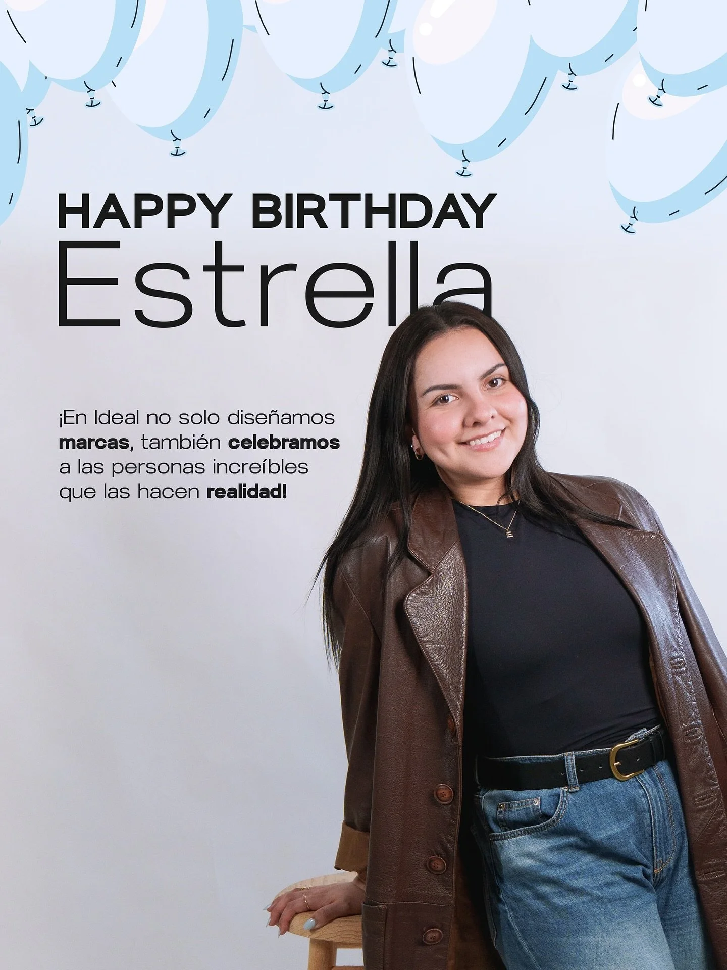 &iexcl;Hoy celebramos a la mente creativa detr&aacute;s de nuestras ideas m&aacute;s brillantes!🥳💌
Feliz cumplea&ntilde;os a nuestra dise&ntilde;adora gr&aacute;fica estrella ⭐️

Gracias por transformar cada proyecto en arte y cada d&iacute;a de tr