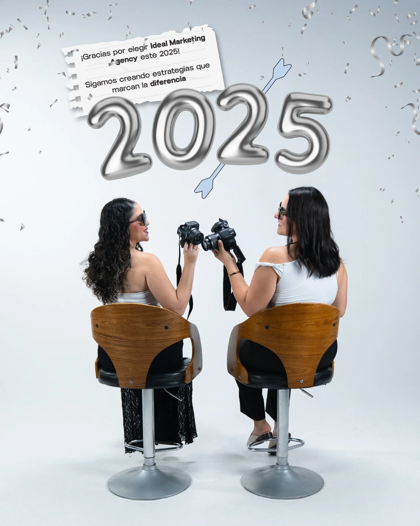 Gracias por elegir Ideal Marketing Agency este 2025 ✨
Cada proyecto, cada idea y cada marca que confi&oacute; en nosotras hizo de este a&ntilde;o algo muy especial.
Cerramos agradecidas y emocionadas por todo lo que viene.
&iexcl;Lo mejor apenas comi
