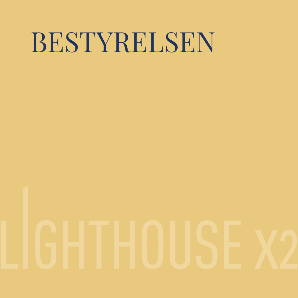 Grafik med link til bestyrelsen -Ejerforeningen Lighthouse x2  