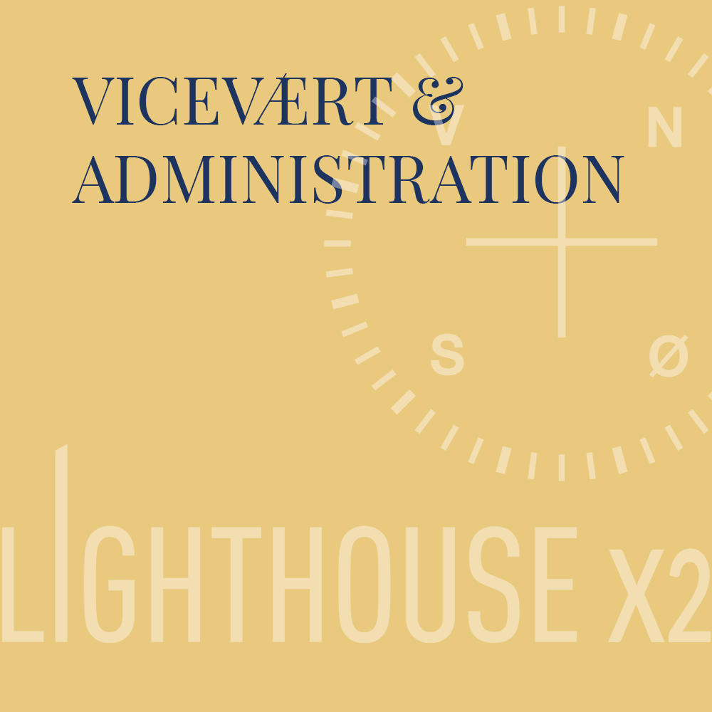 Link til vicevært og administration - grafik- Ejerforeningen Lighthouse x2  